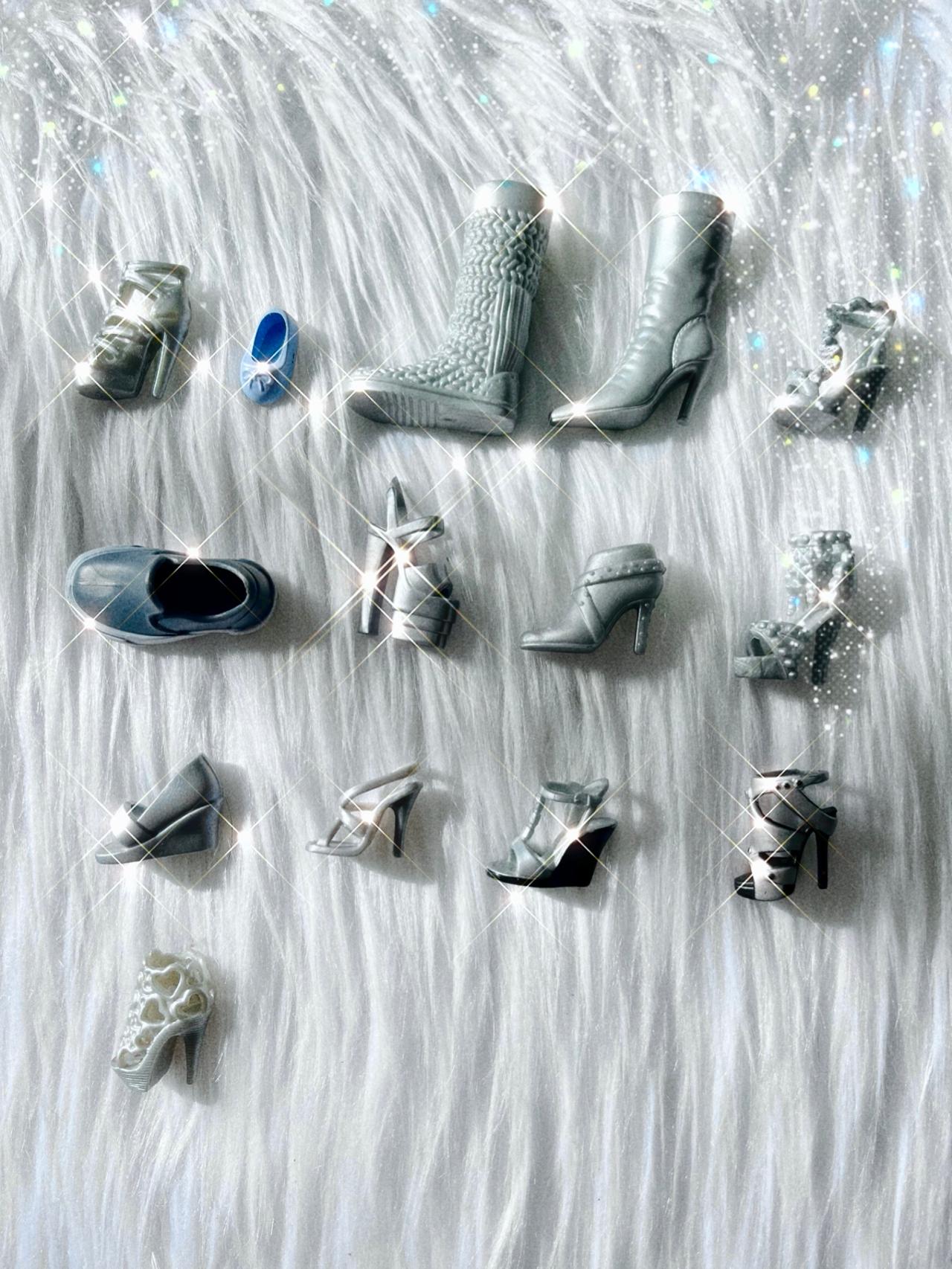 $1 Silver Doll Shoe Singles of Various Brands MESSAGE FOR INDIVIDUALS READ
