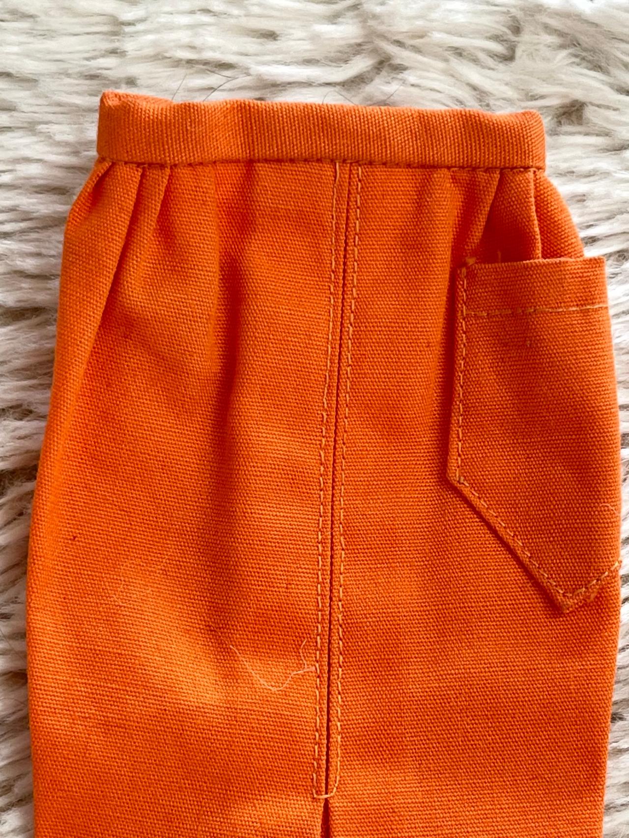 1960’s Barbie Vintage Orange Pencil Skirt USED READ — image 2
