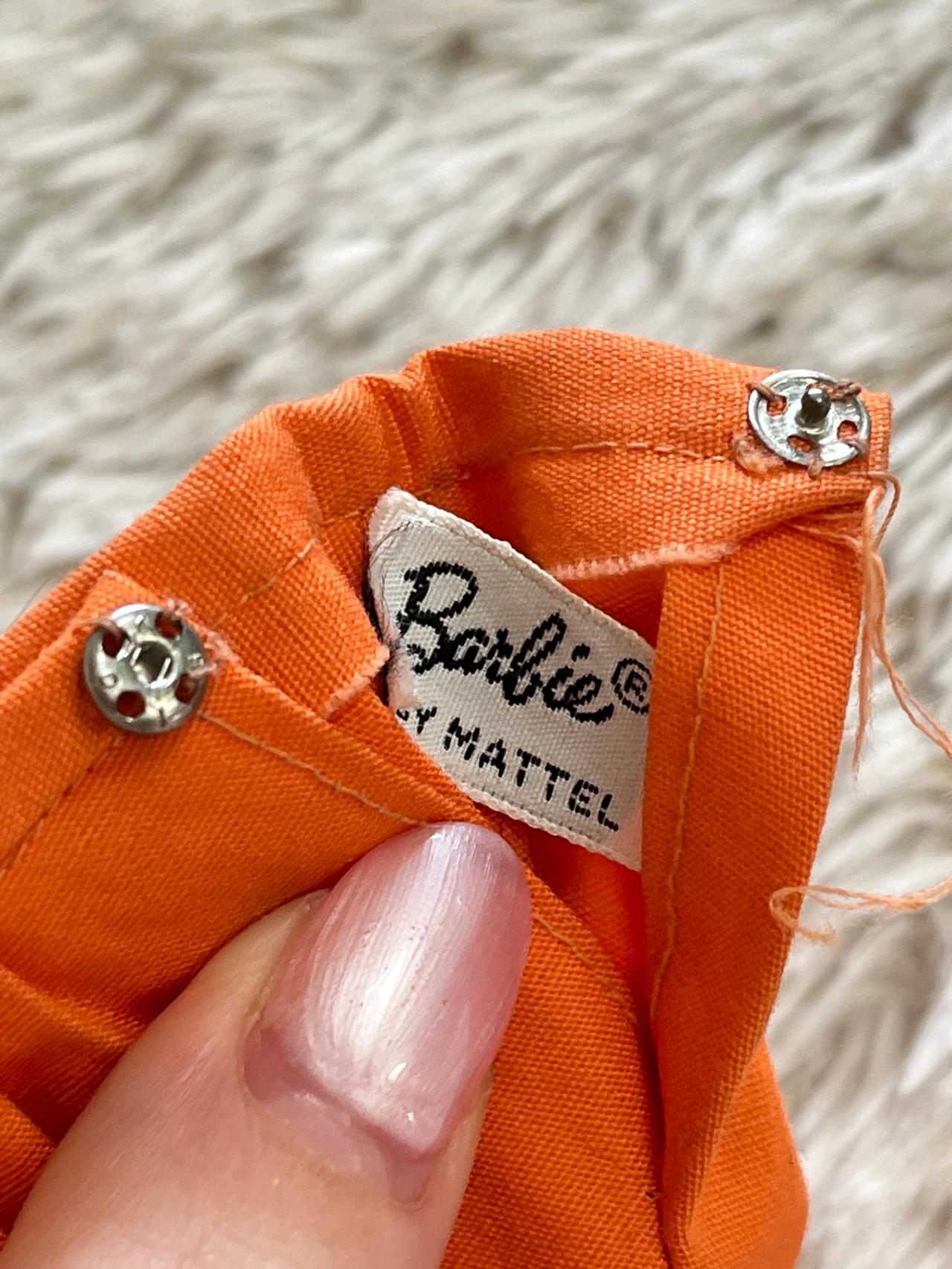 1960’s Barbie Vintage Orange Pencil Skirt USED READ — image 7
