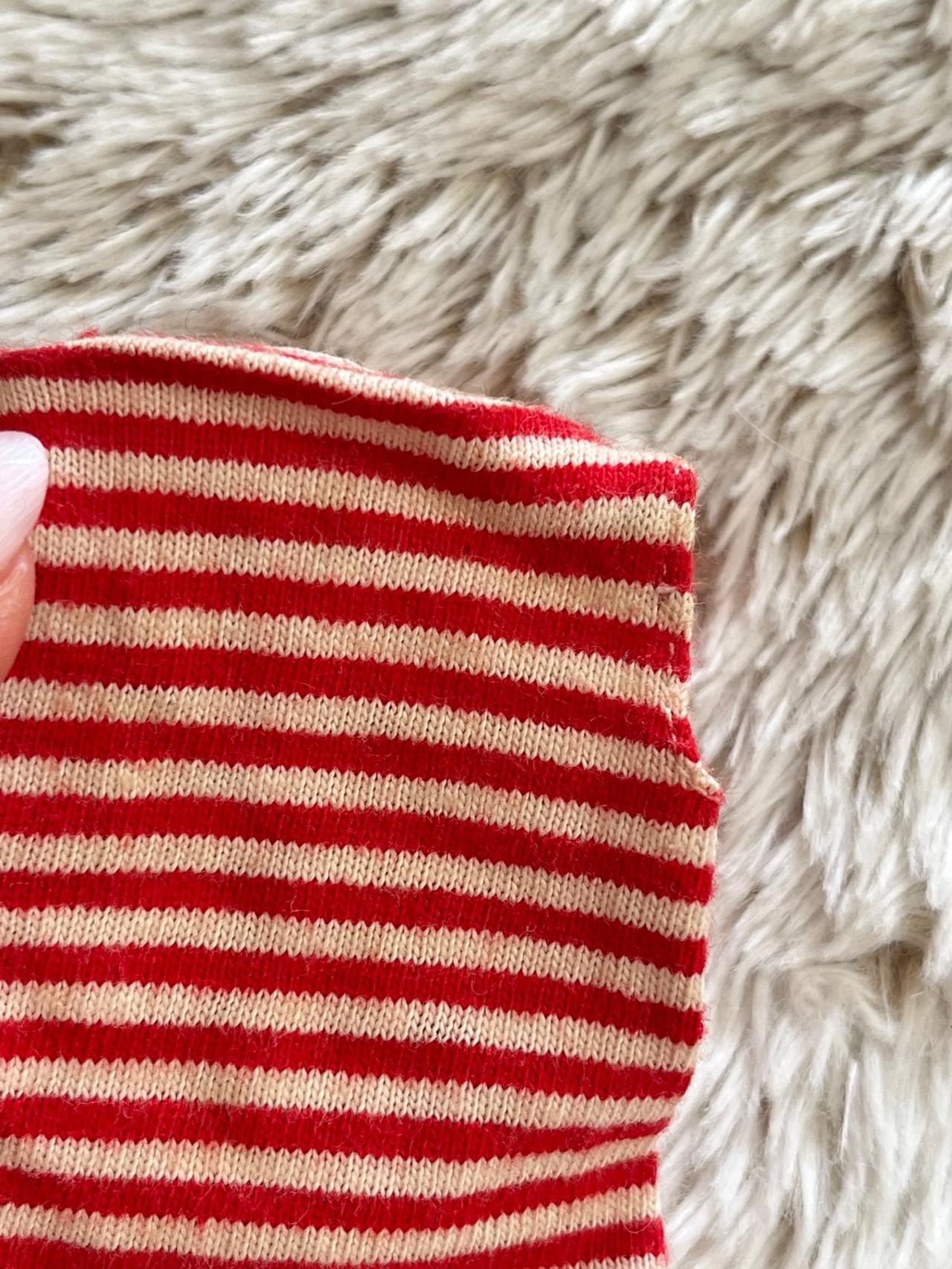 1960’s Barbie Vintage Red Striped Shirt USED READ — image 3