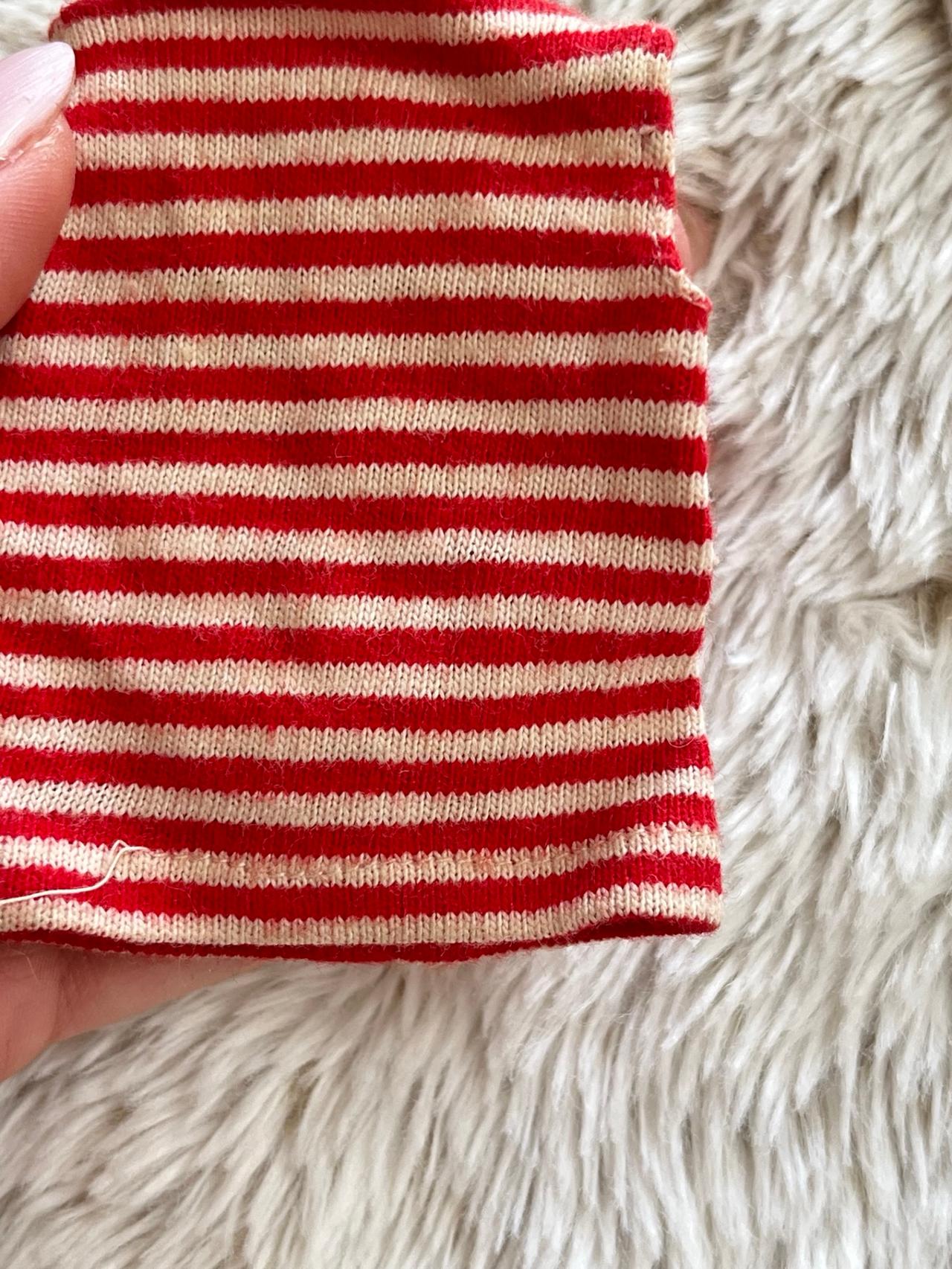 1960’s Barbie Vintage Red Striped Shirt USED READ — image 5
