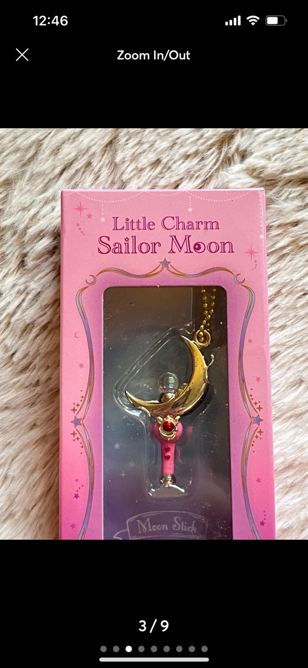 Bandai Little Charm Sailor Moon Moon Stick Charm NIB READ — image 3