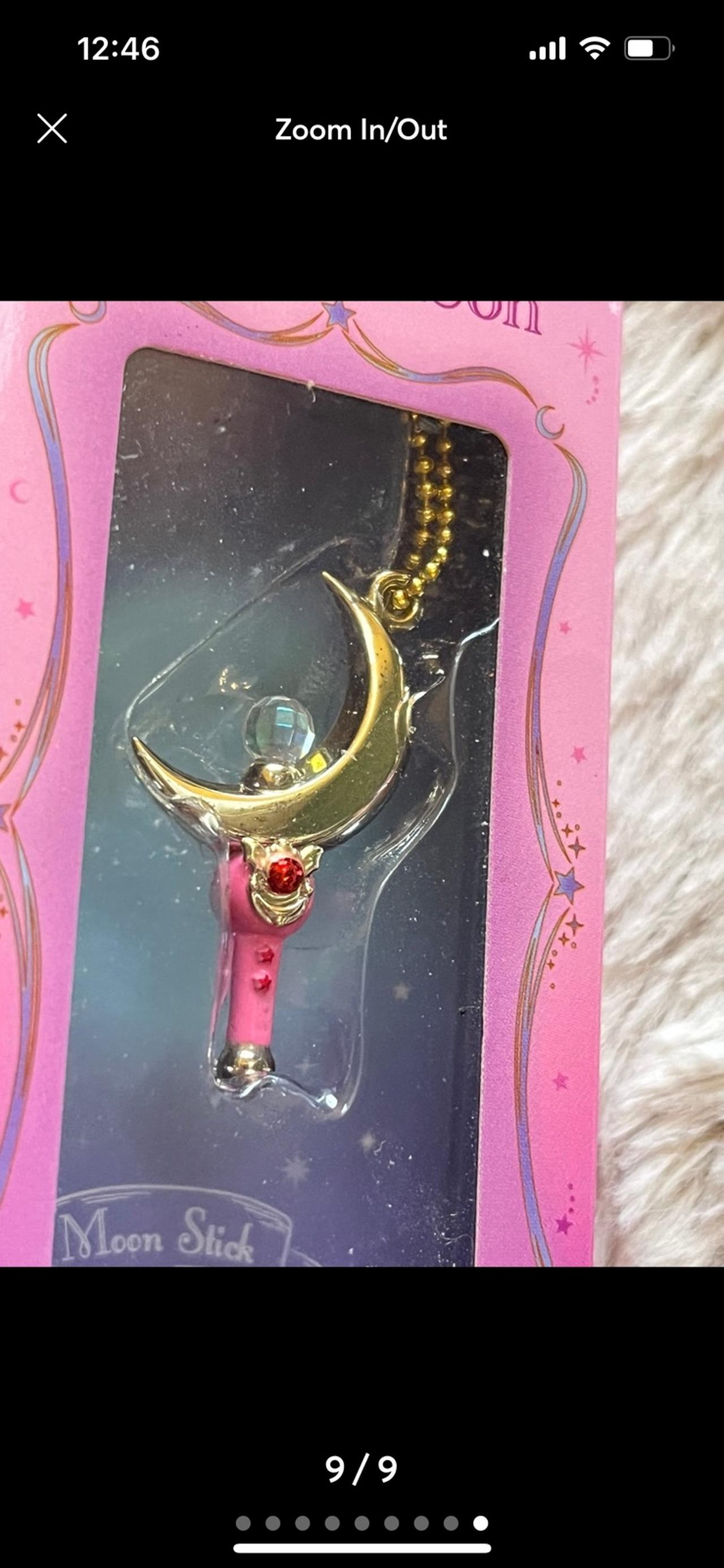 Bandai Little Charm Sailor Moon Moon Stick Charm NIB READ — image 9