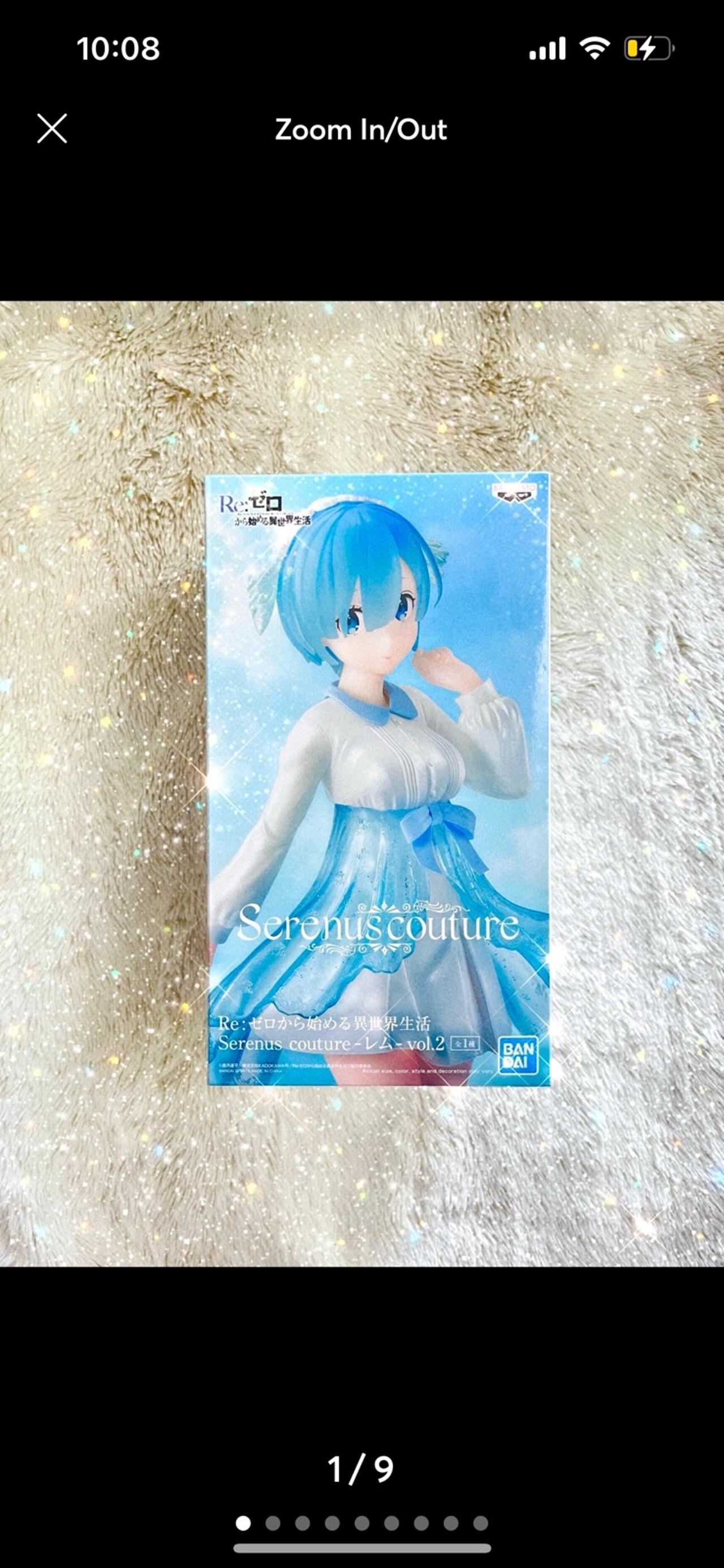 Banepresto Re: Zero Rem Serenus Couture Vol 2 Arcade Figure NIB READ