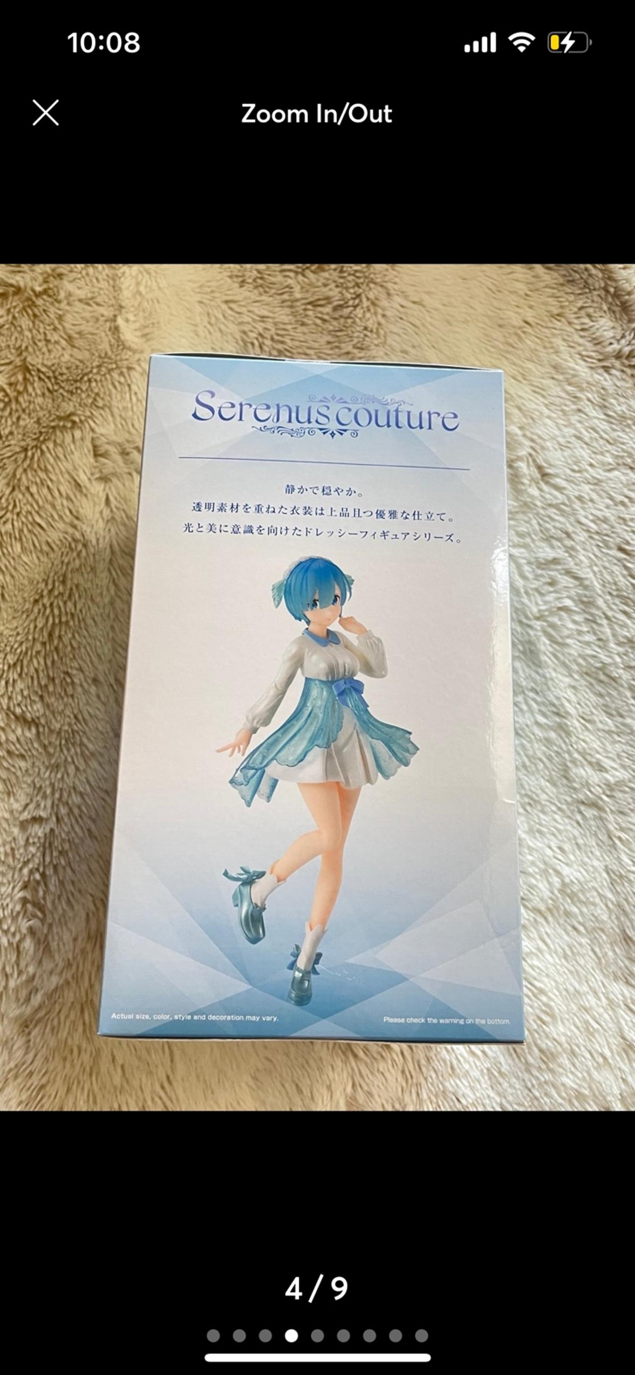 Banepresto Re: Zero Rem Serenus Couture Vol 2 Arcade Figure NIB READ — image 3