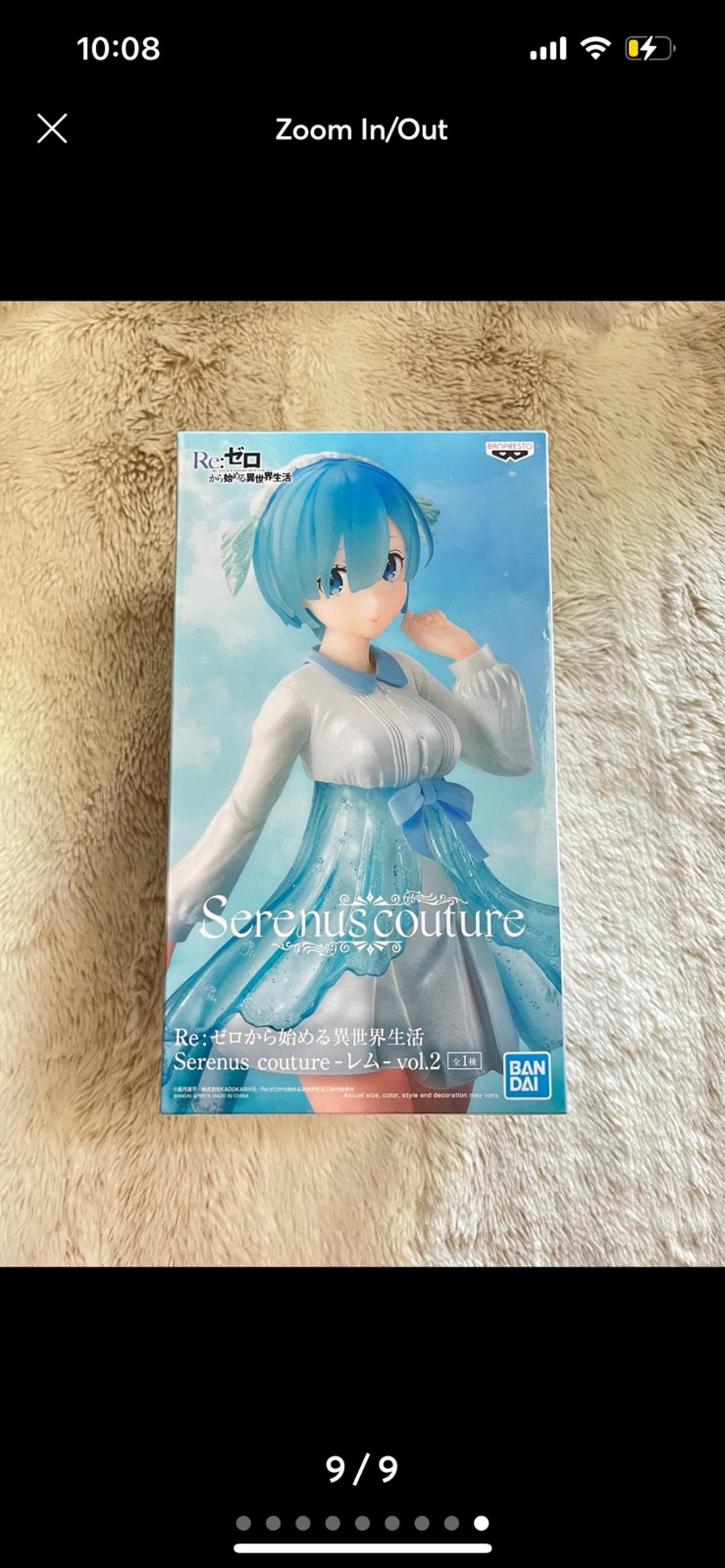 Banepresto Re: Zero Rem Serenus Couture Vol 2 Arcade Figure NIB READ — image 8