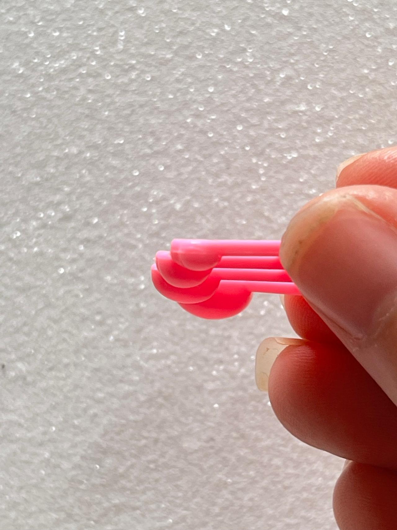 Barbie Puppy Bakery Pink Heart Shaped Measuring Spoons Doll Accessory READ — image 6