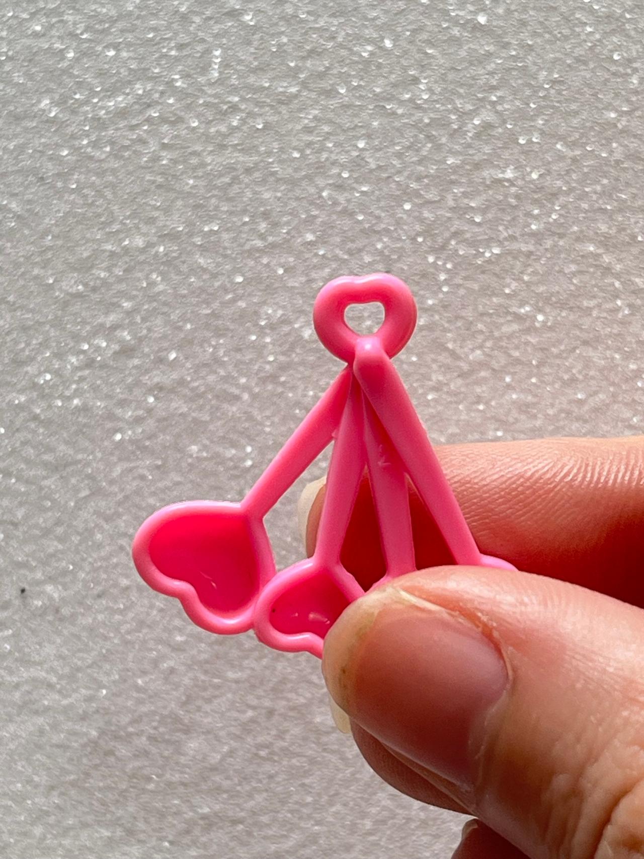 Barbie Puppy Bakery Pink Heart Shaped Measuring Spoons Doll Accessory READ — image 7