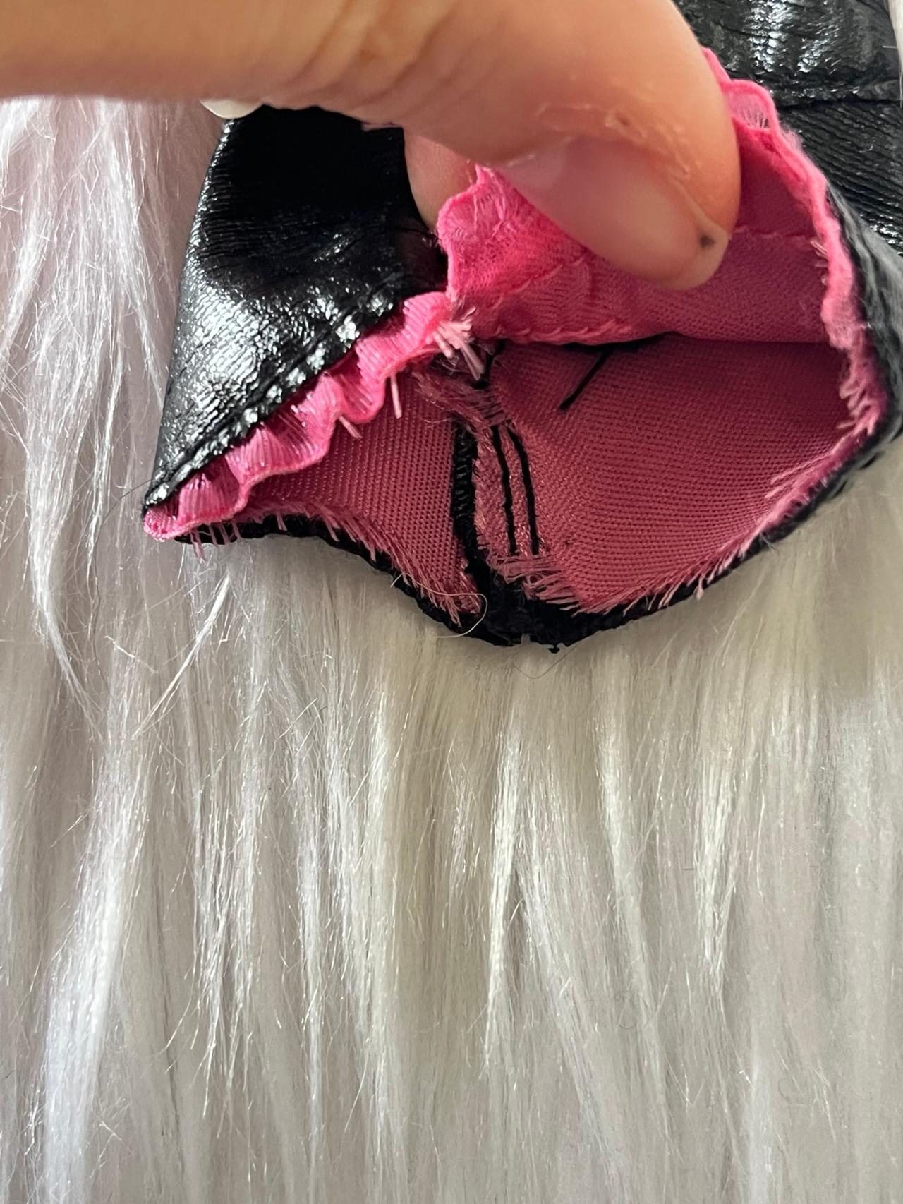 Barbie Vintage Black & Pink Mini Skirt DAMAGED READ — image 6