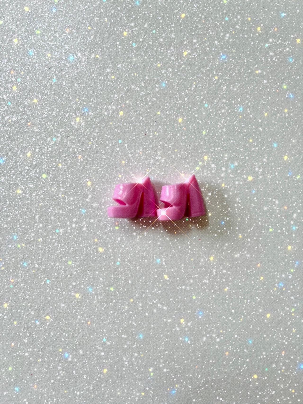 Barbie Vintage Pink Heels BTW READ