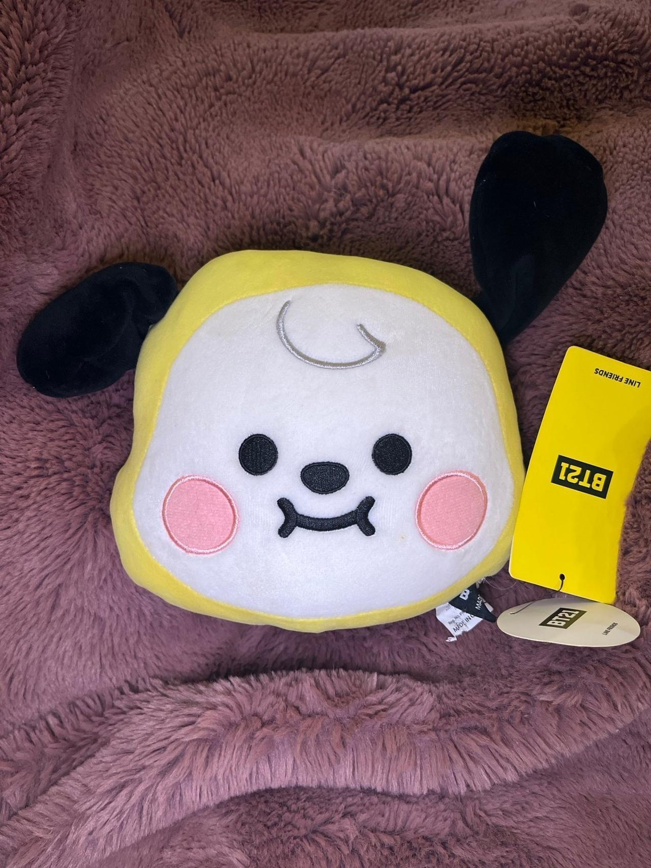 BT21 Chimmy Face Plush Japan Line Store exclusive Used with tags