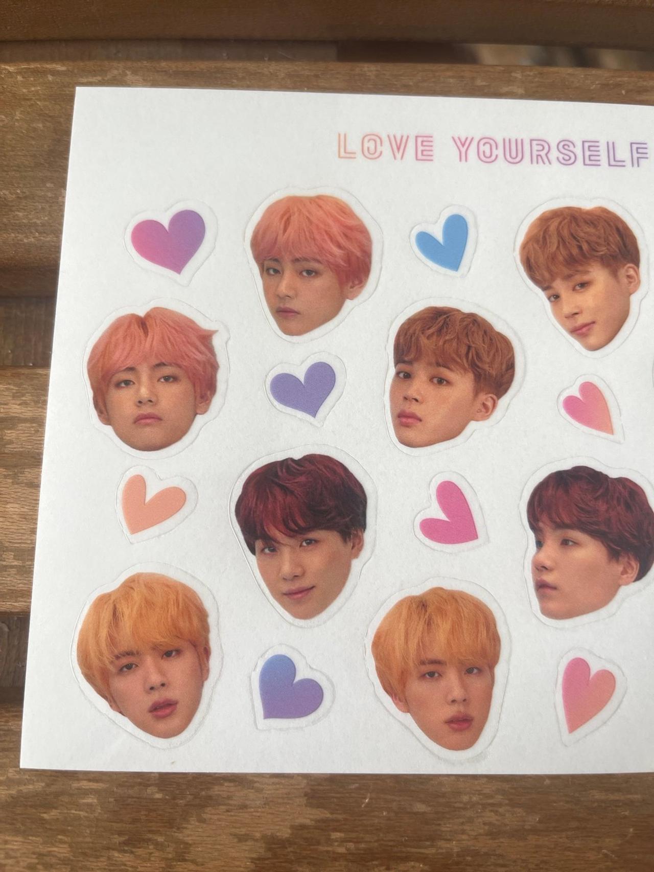 BTS Love Yourself Answer STICKER SHEET — image 2