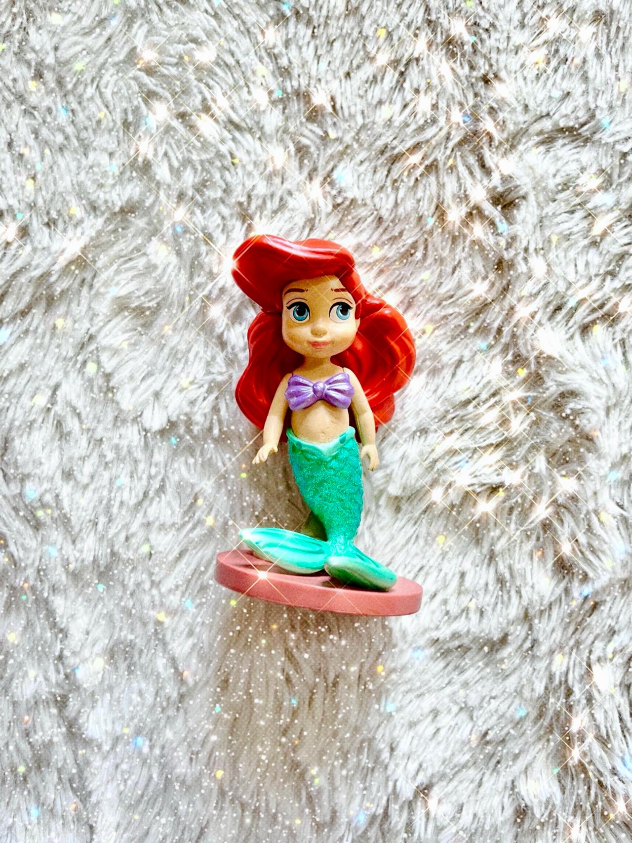 Disney Animators Collection 3” Figure Ariel Glittery Version USED READ
