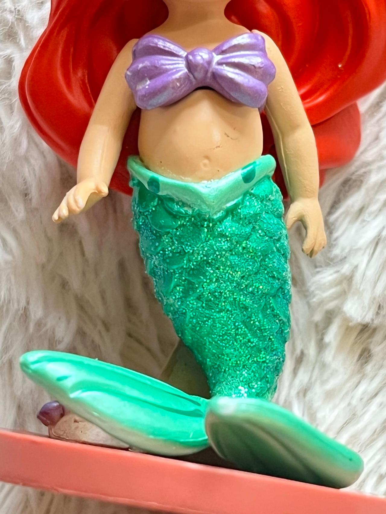 Disney Animators Collection 3” Figure Ariel Glittery Version USED READ — image 3