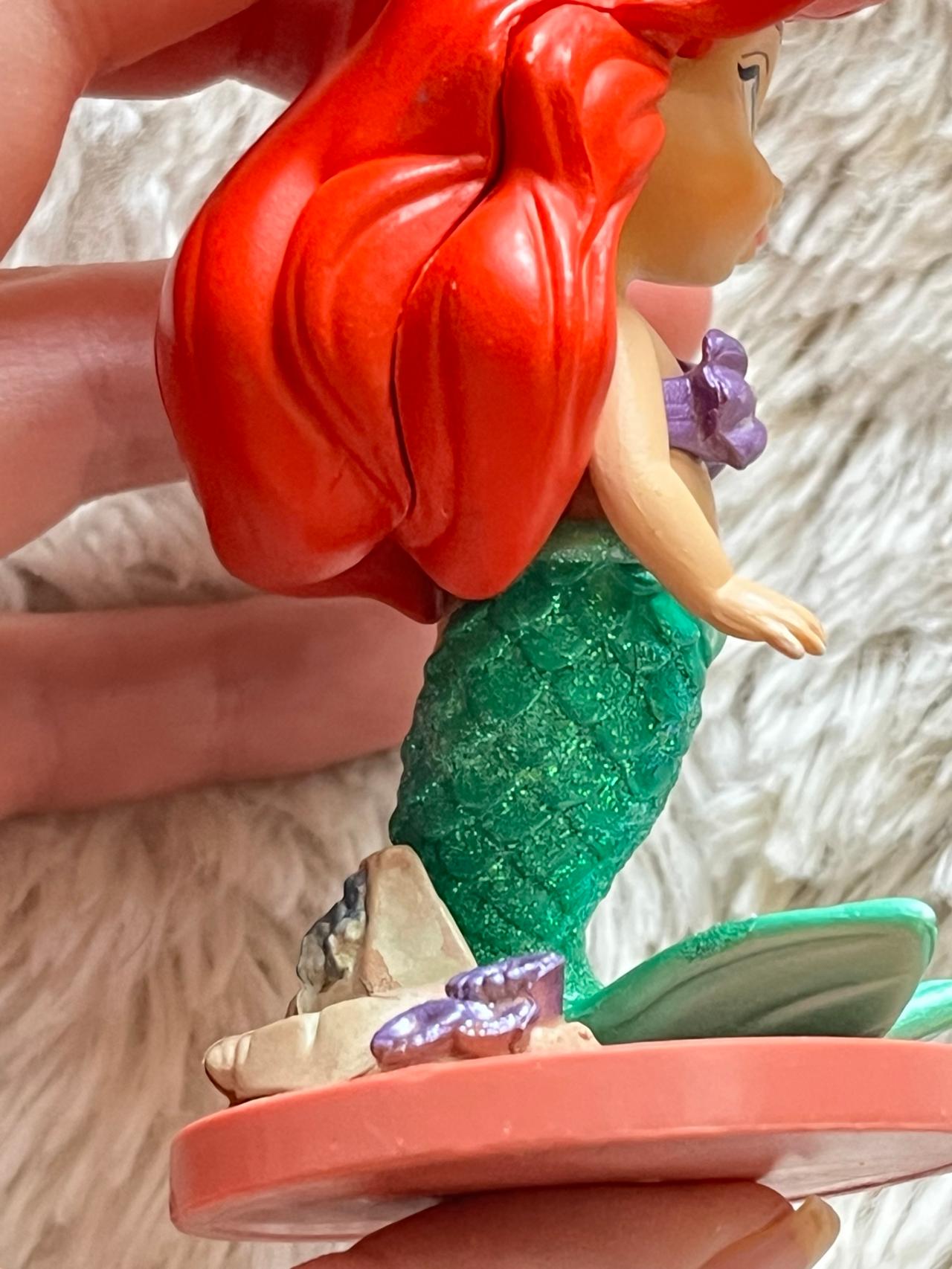 Disney Animators Collection 3” Figure Ariel Glittery Version USED READ — image 5