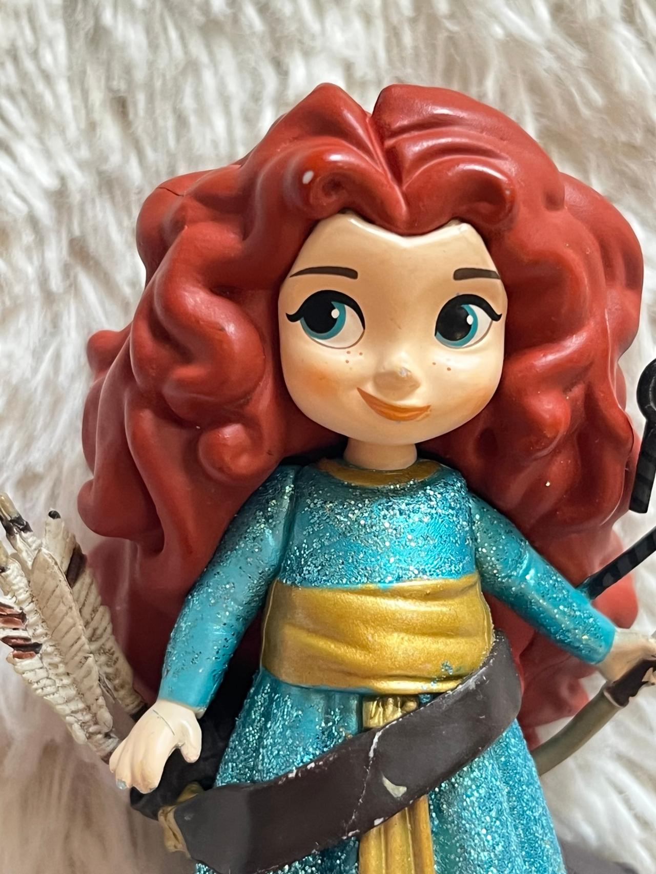Disney Animators Collection 3” Figure Merida Glittery Version USED READ — image 2