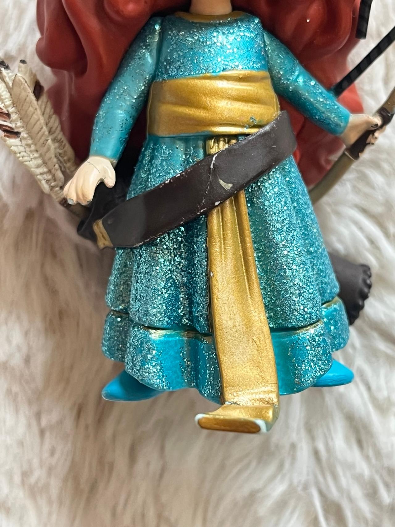 Disney Animators Collection 3” Figure Merida Glittery Version USED READ — image 4