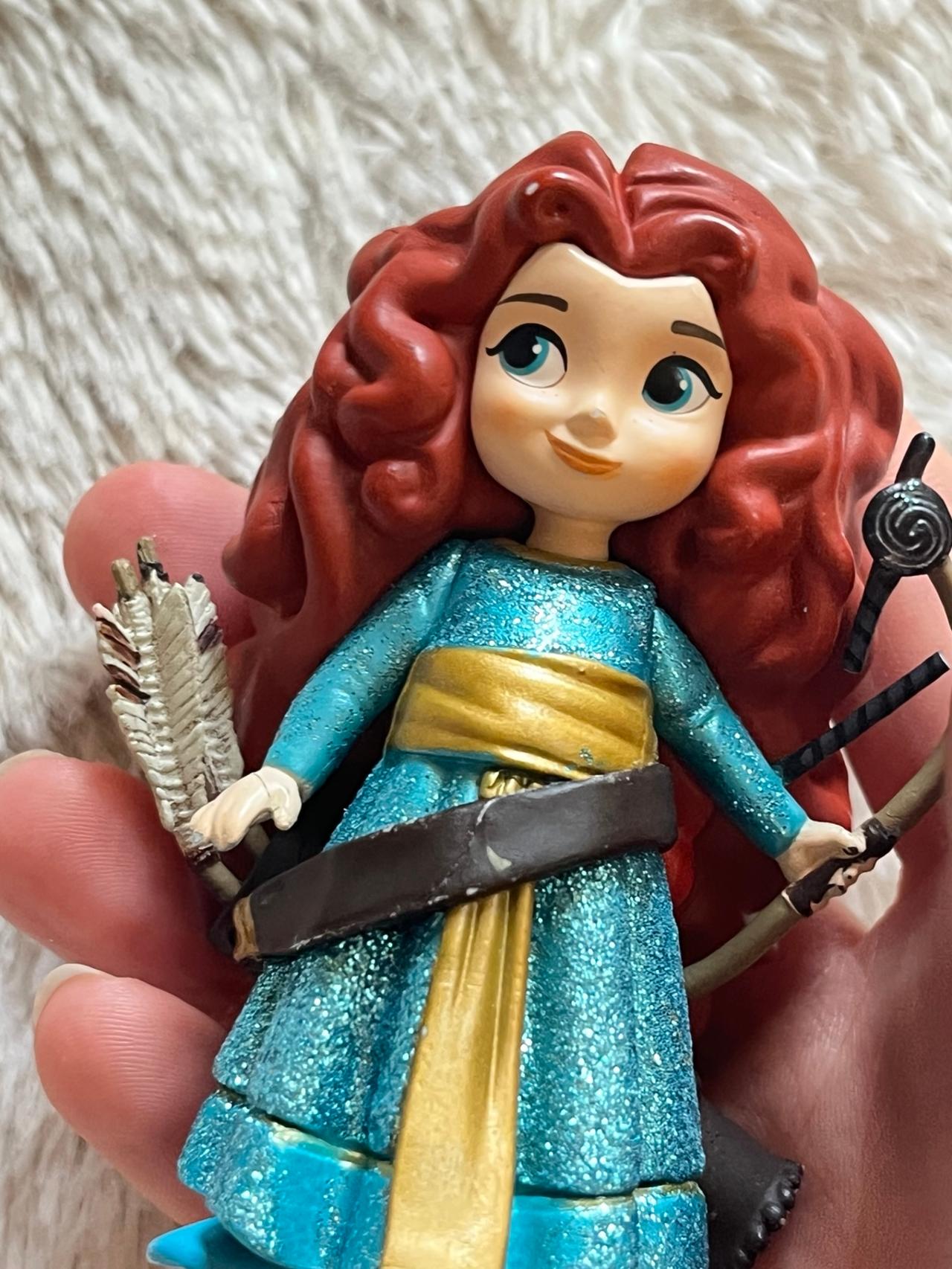 Disney Animators Collection 3” Figure Merida Glittery Version USED READ — image 8