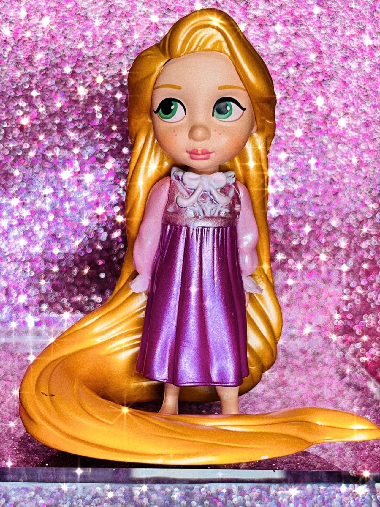 Disney Animators Collection 3” Figure Tangled Rapunzel USED READ