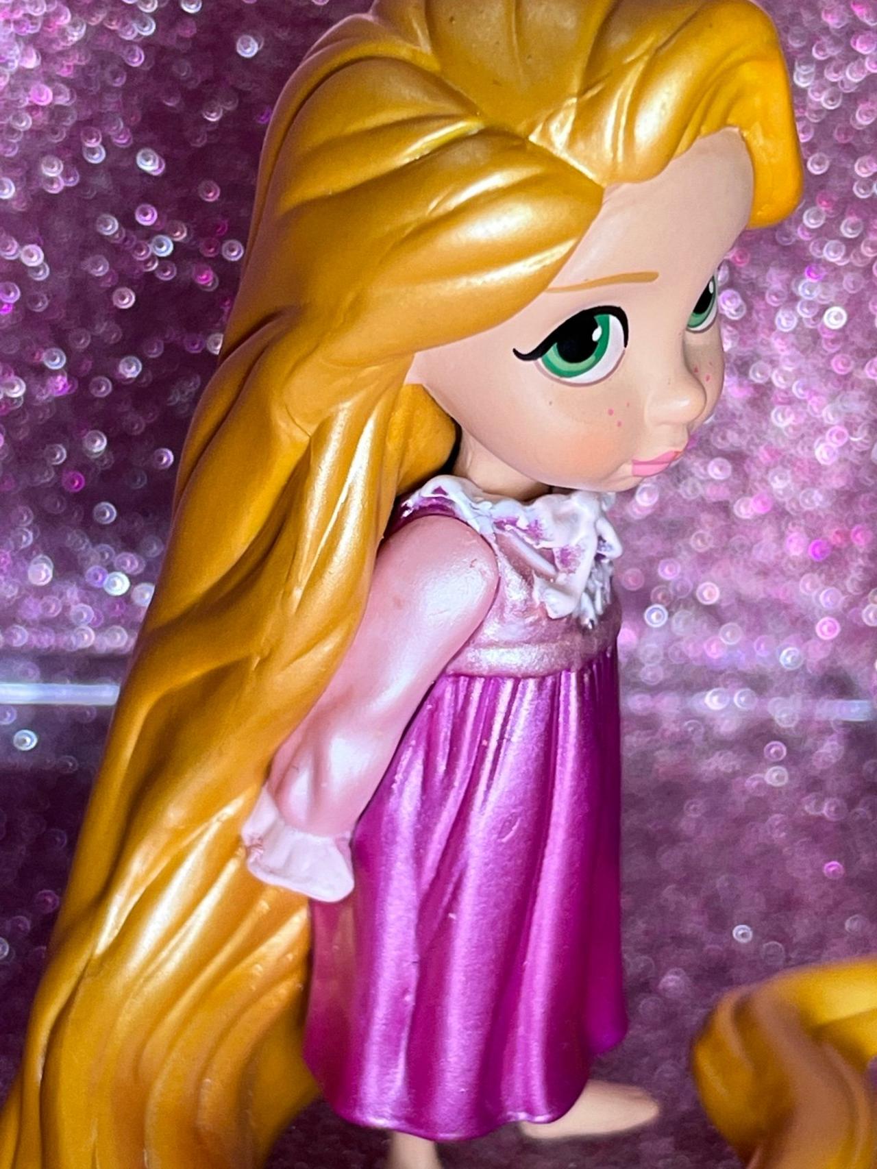 Disney Animators Collection 3” Figure Tangled Rapunzel USED READ — image 2