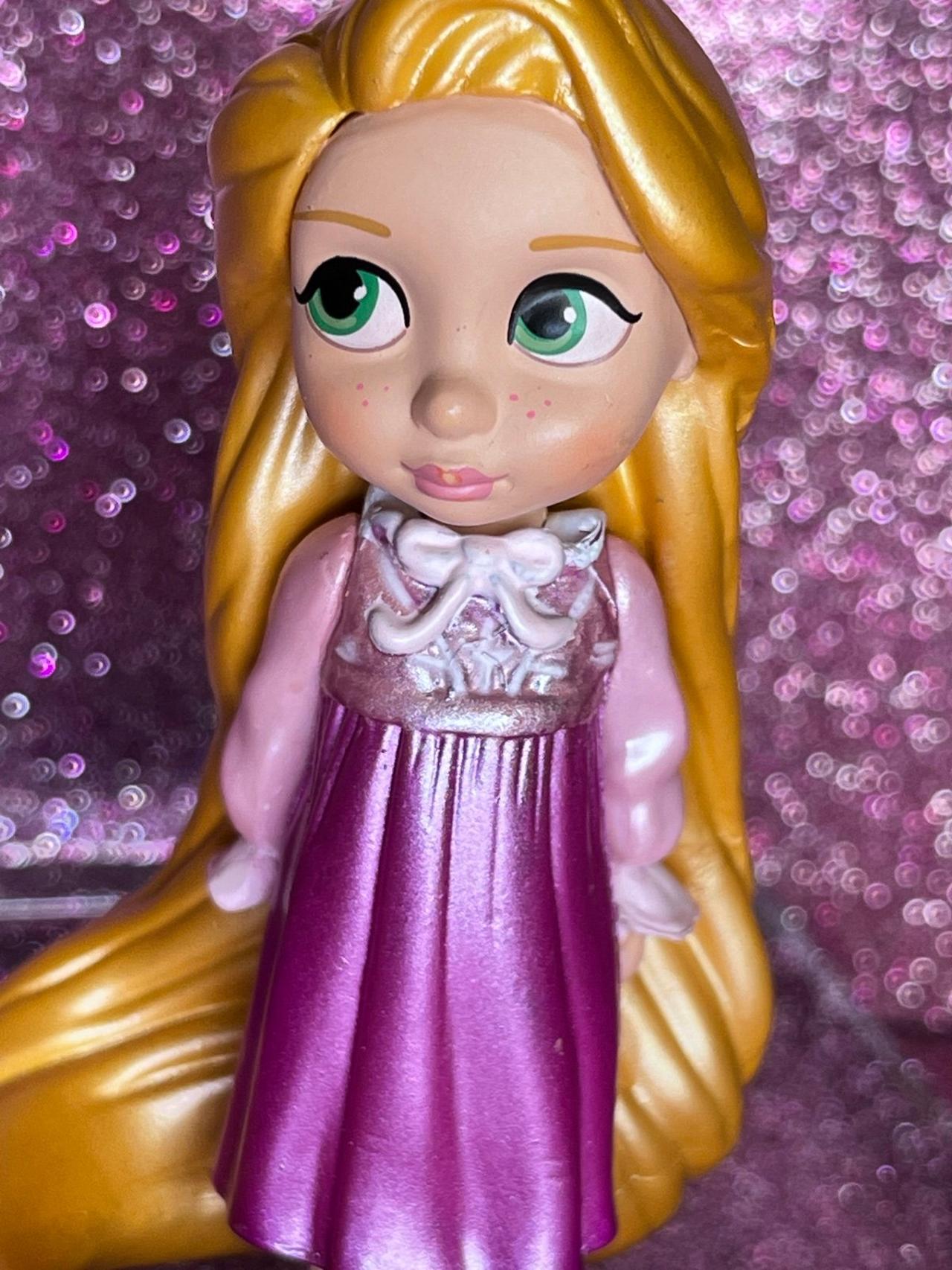 Disney Animators Collection 3” Figure Tangled Rapunzel USED READ — image 9