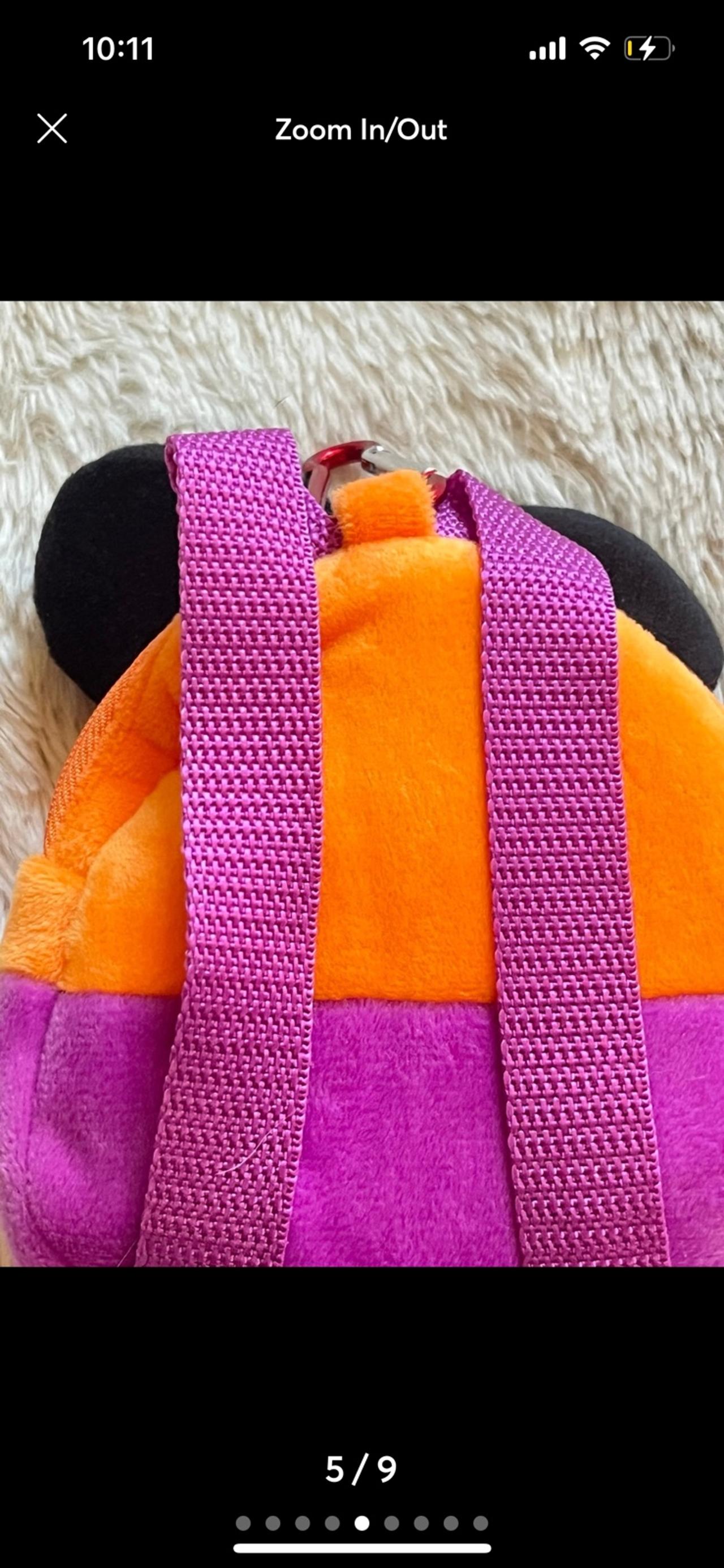 Disney JP Halloween Mickey Mouse Mini Plush Backpack LNWOT READ — image 3