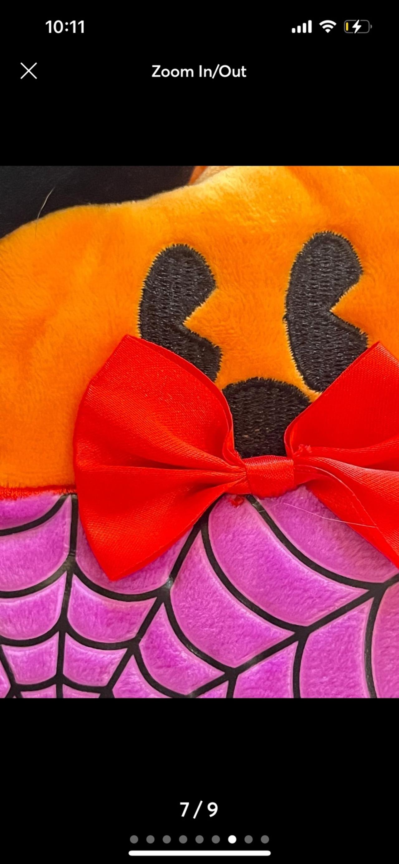 Disney JP Halloween Mickey Mouse Mini Plush Backpack LNWOT READ — image 5