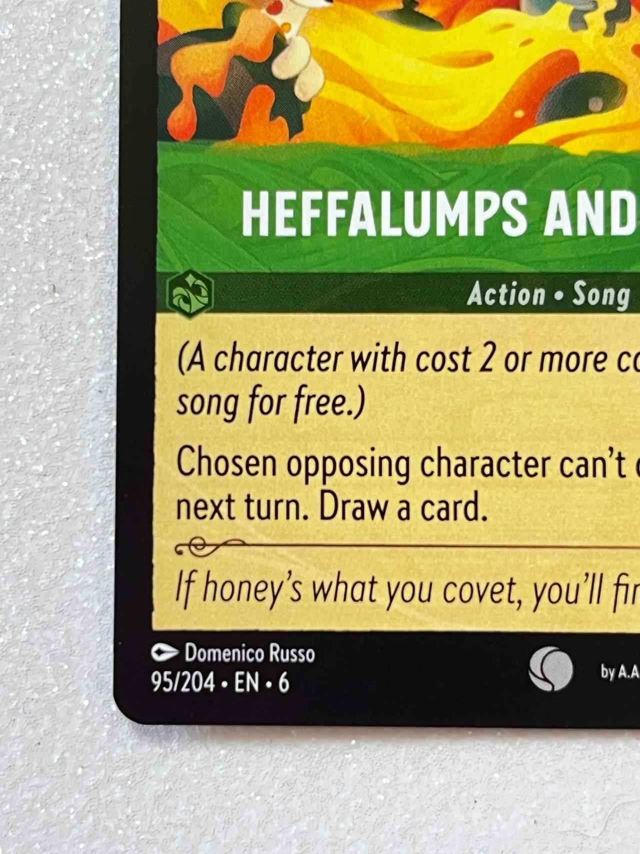 Disney Lorcana Azurite Sea “Heffalumps & Woozles” 95/204 NF READ — image 2