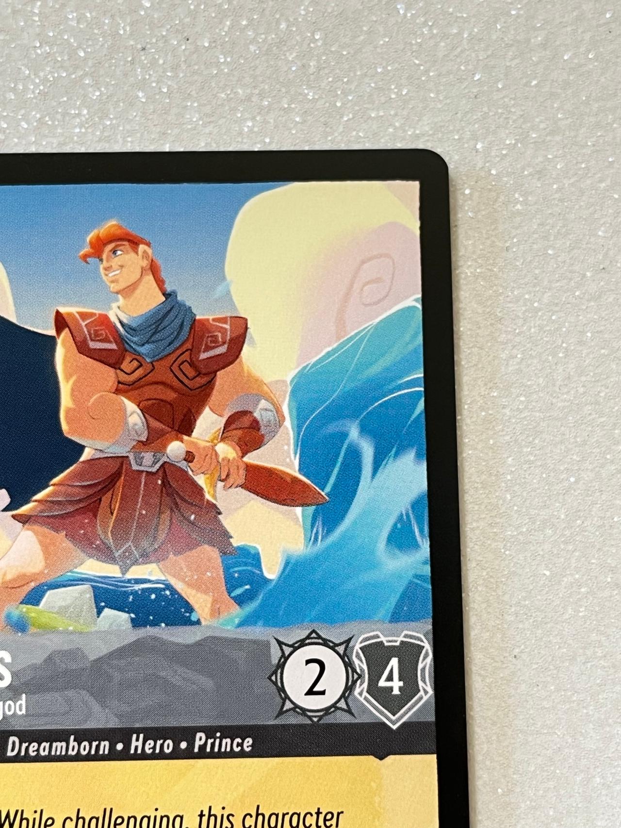 Disney Lorcana Azurite Sea Hercules “Unwavering Demigod” 180/204 NF READ — image 4