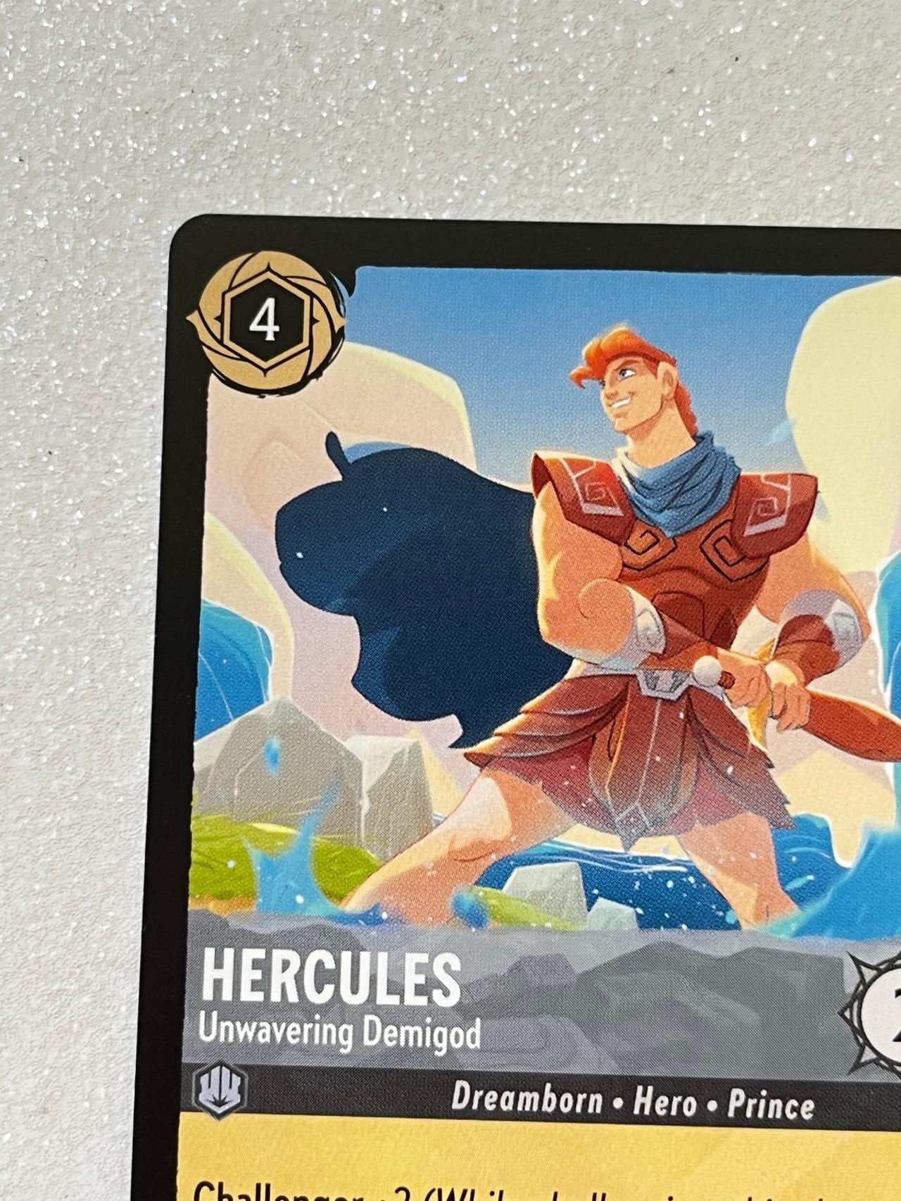 Disney Lorcana Azurite Sea Hercules “Unwavering Demigod” 180/204 NF READ — image 5