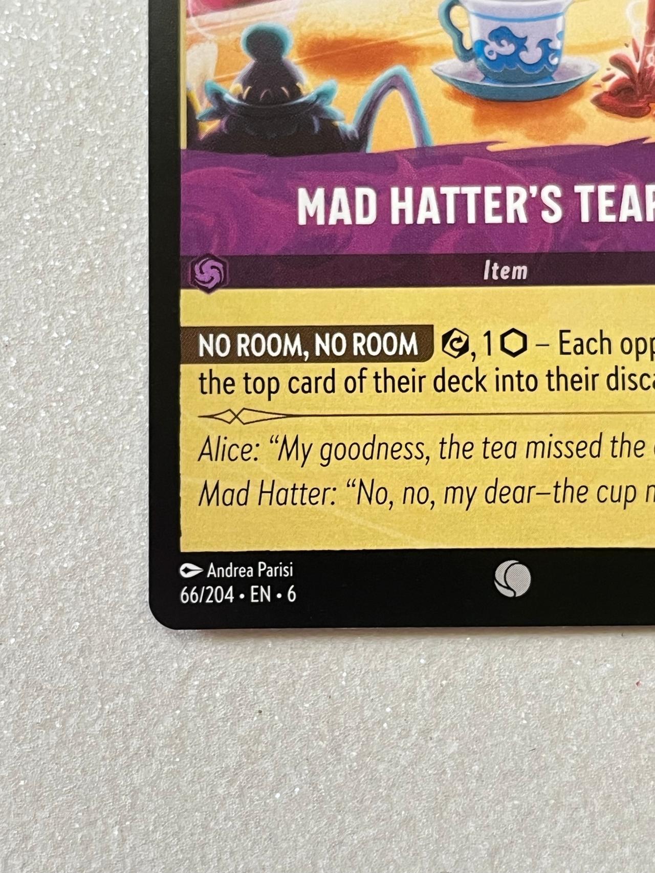 Disney Lorcana Azurite Sea “Mad Hatter’s Teapot” 66/204 NF READ — image 2