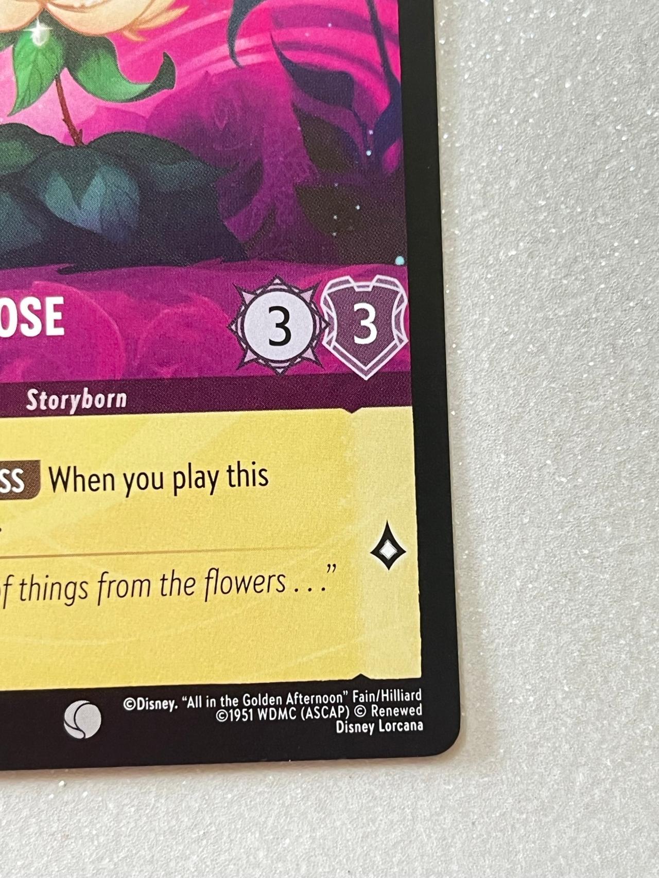 Disney Lorcana Azurite Sea The White Rose “Jewel of the Garden” 40/204 NF READ — image 3