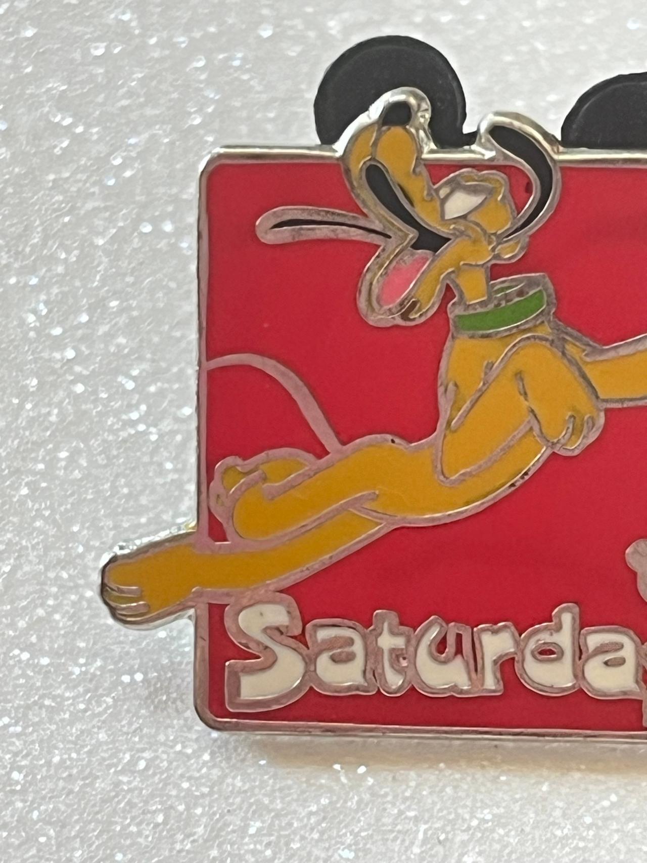 Disney Official Trading Pin Hidden Mickey 2013 7 of 7 Pluto Saturday READ — image 2