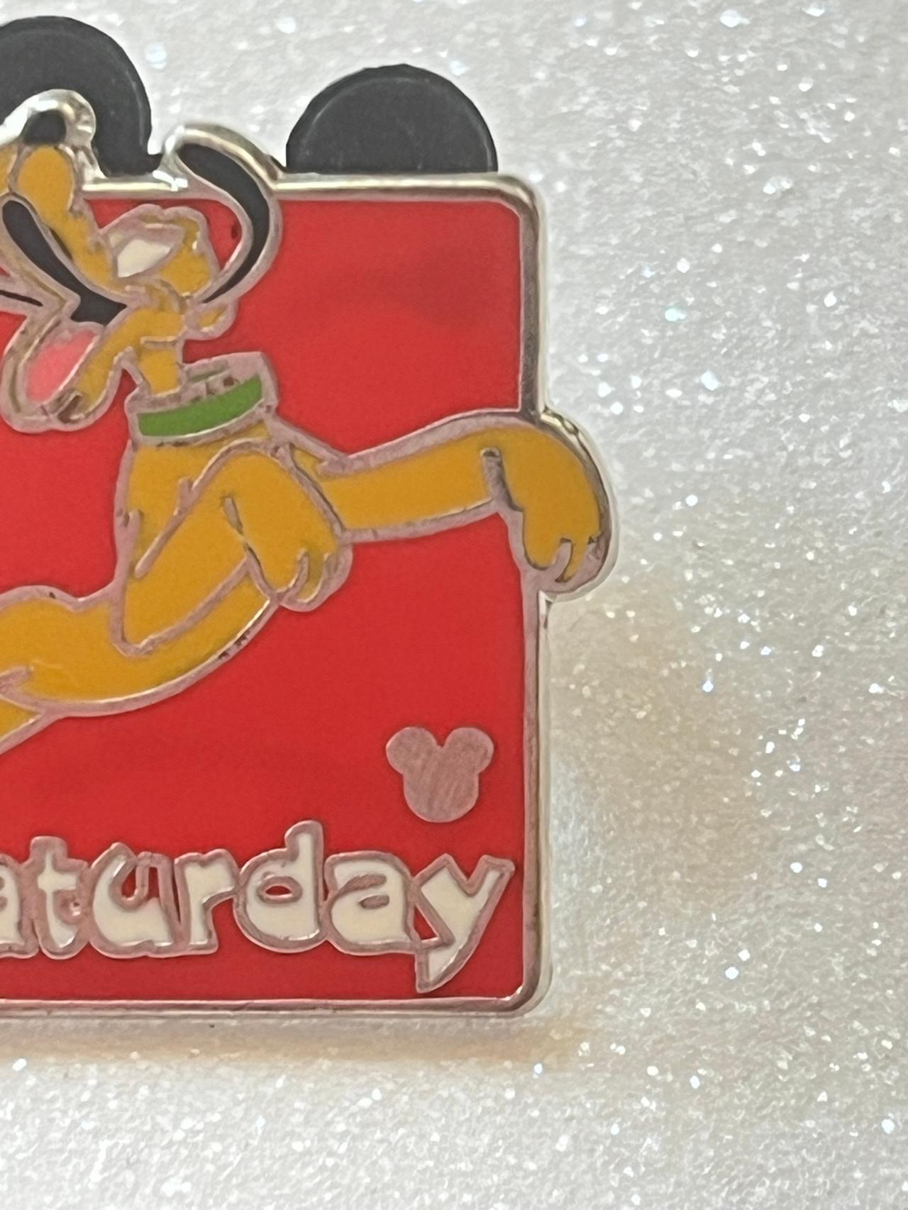 Disney Official Trading Pin Hidden Mickey 2013 7 of 7 Pluto Saturday READ — image 3