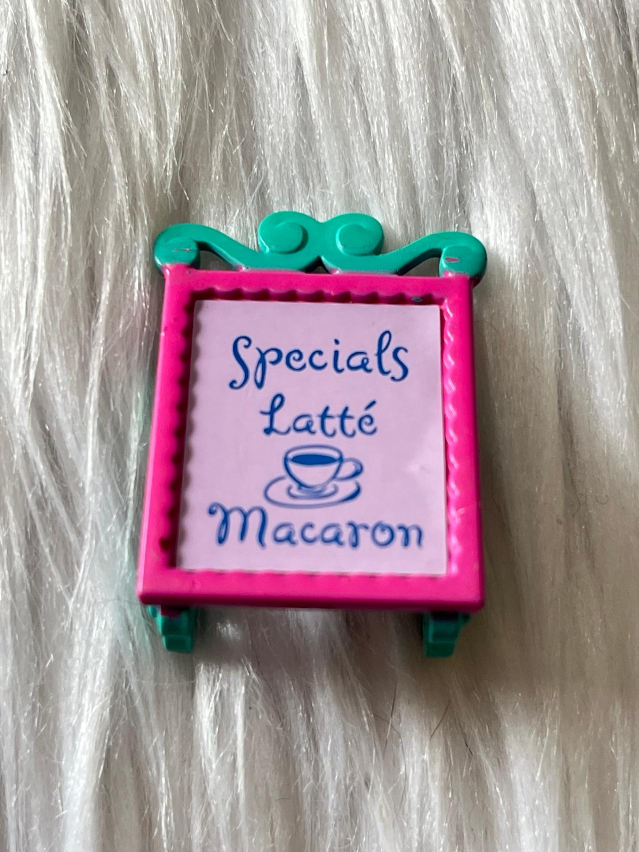 Disney Princess “Special Latte Macaron” Cafe Sign USED READ — image 2