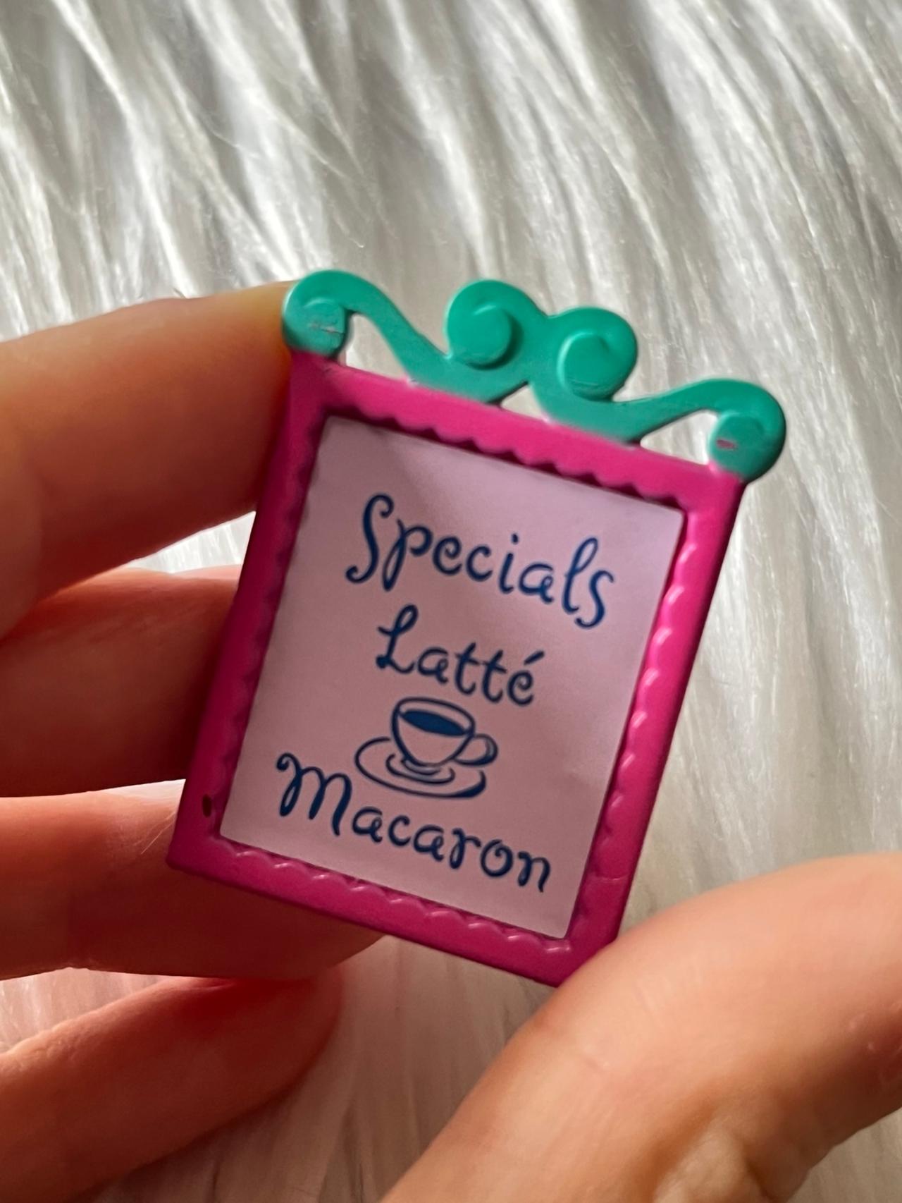 Disney Princess “Special Latte Macaron” Cafe Sign USED READ — image 3