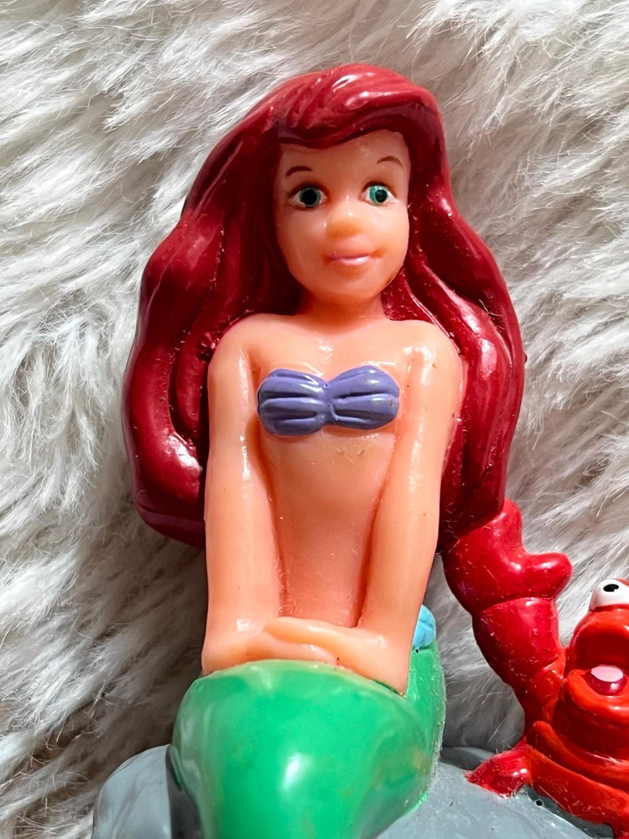 Disney Princess The Little Mermaid Ariel Small Plastic Figurine 1.5" x USED READ — image 2