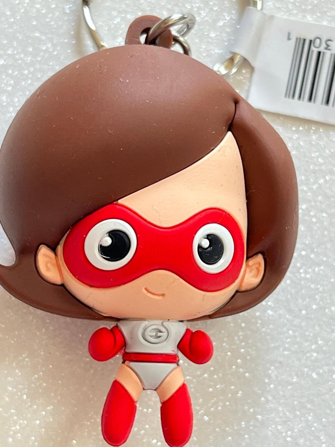 Disney Rubber Keychain Blind Bag Elastigirl Incredibles 3-4” READ — image 2