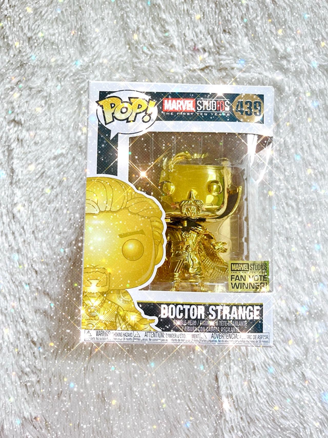 Funko POP! Marvel Fan Vote Winner! Gold Doctor Strange 439 GIP READ