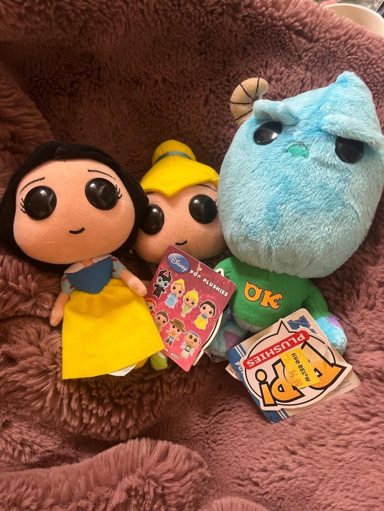 Funko Pop Plushie set of 3, 2/3 have original tags!
