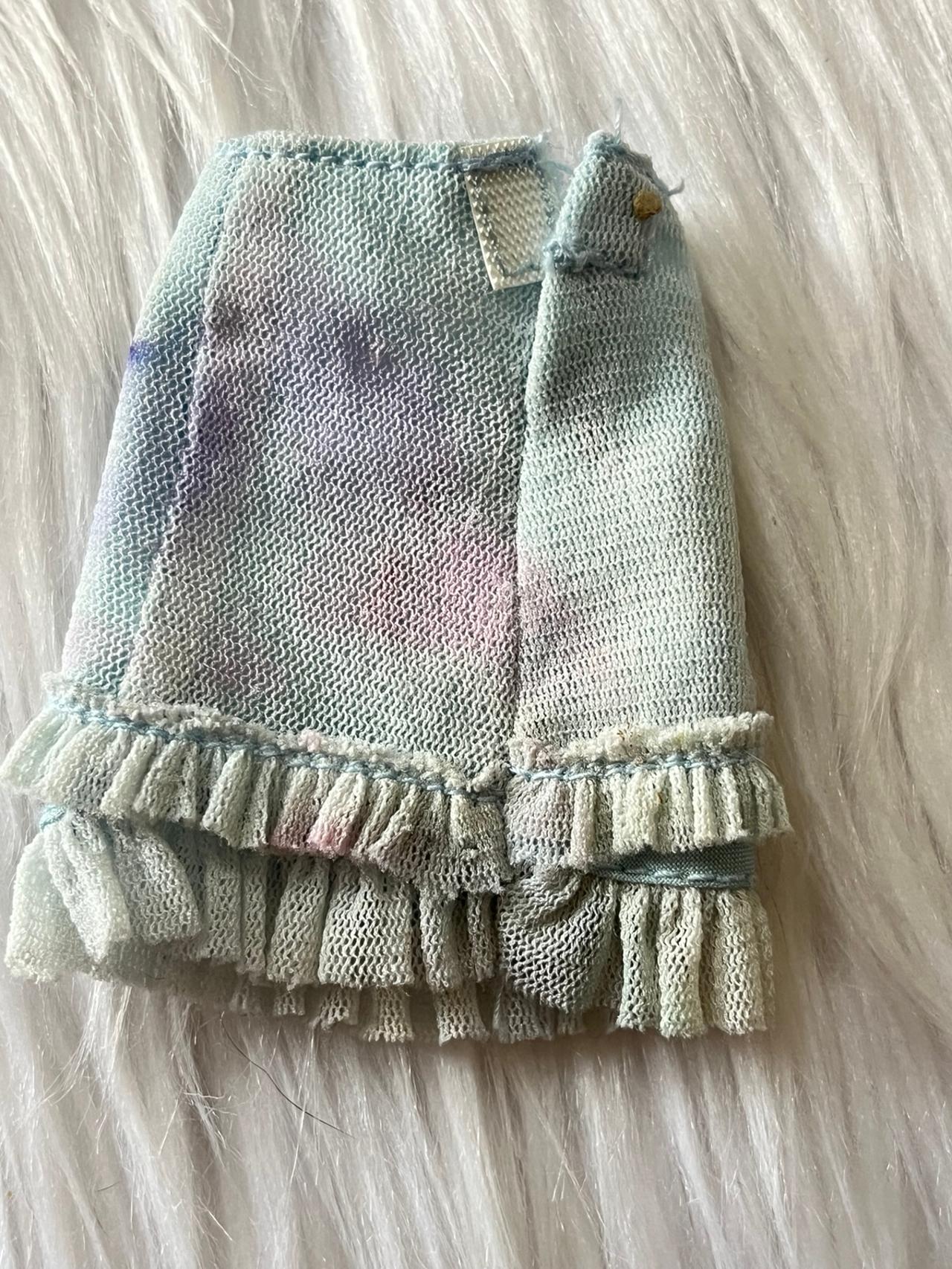 G2G Doll Vintage Blue Sequin Decal Skirt READ — image 5
