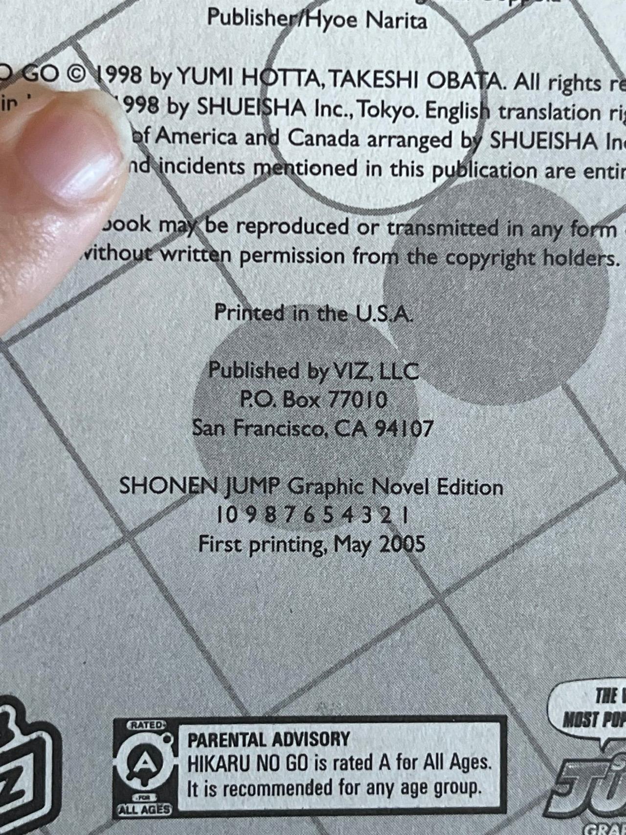 Hikaru no Go by Yumi Hotta Vol 4 FIRST EDITION NM — image 11