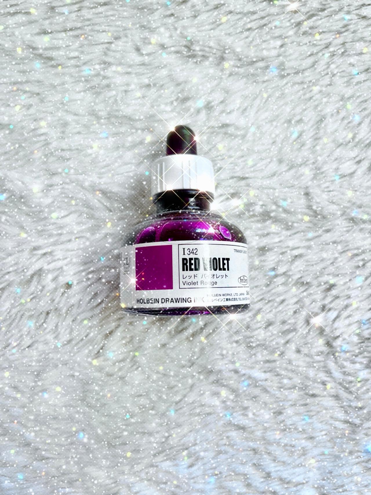 Holbein Japanese Drawing Ink Red Violet (I 342) LIGHTLY USED READ