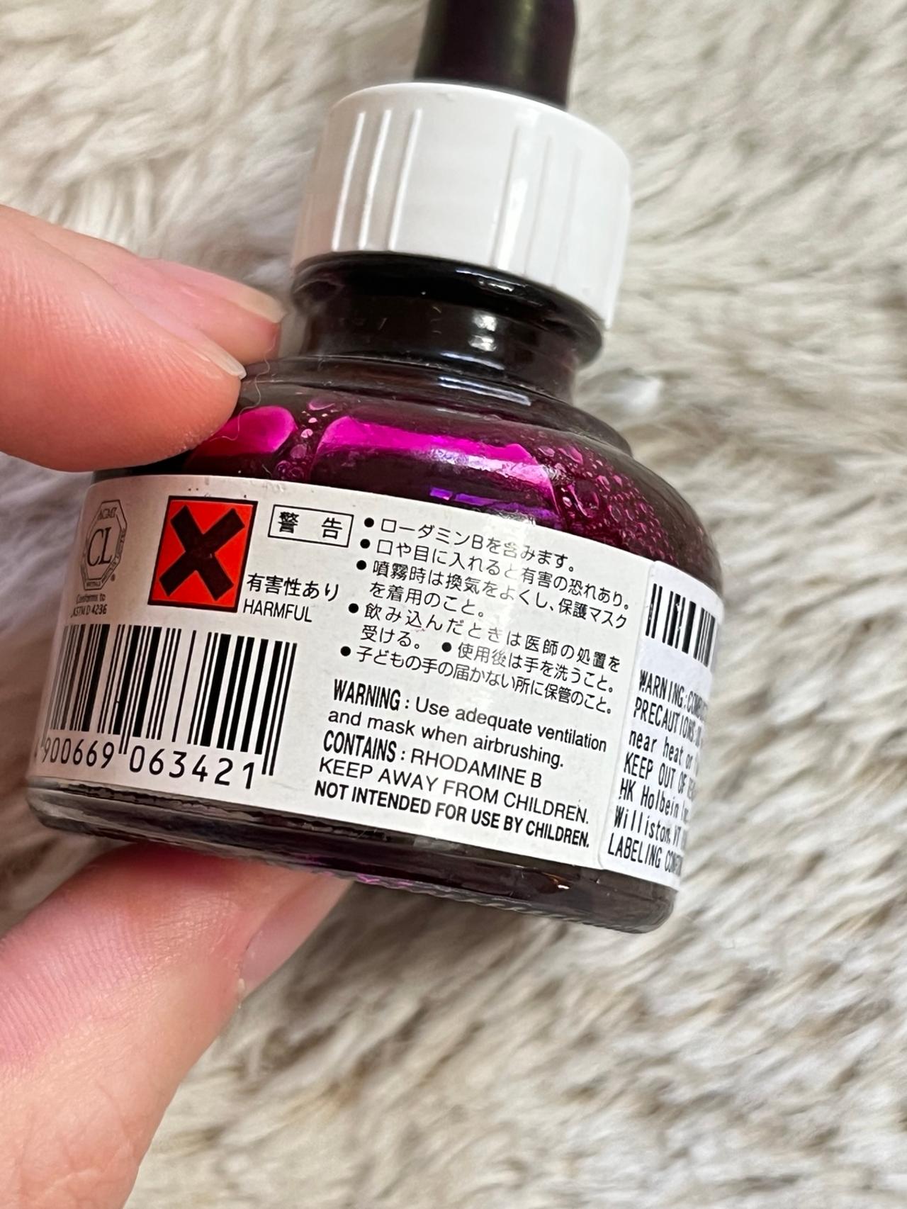 Holbein Japanese Drawing Ink Red Violet (I 342) LIGHTLY USED READ — image 6