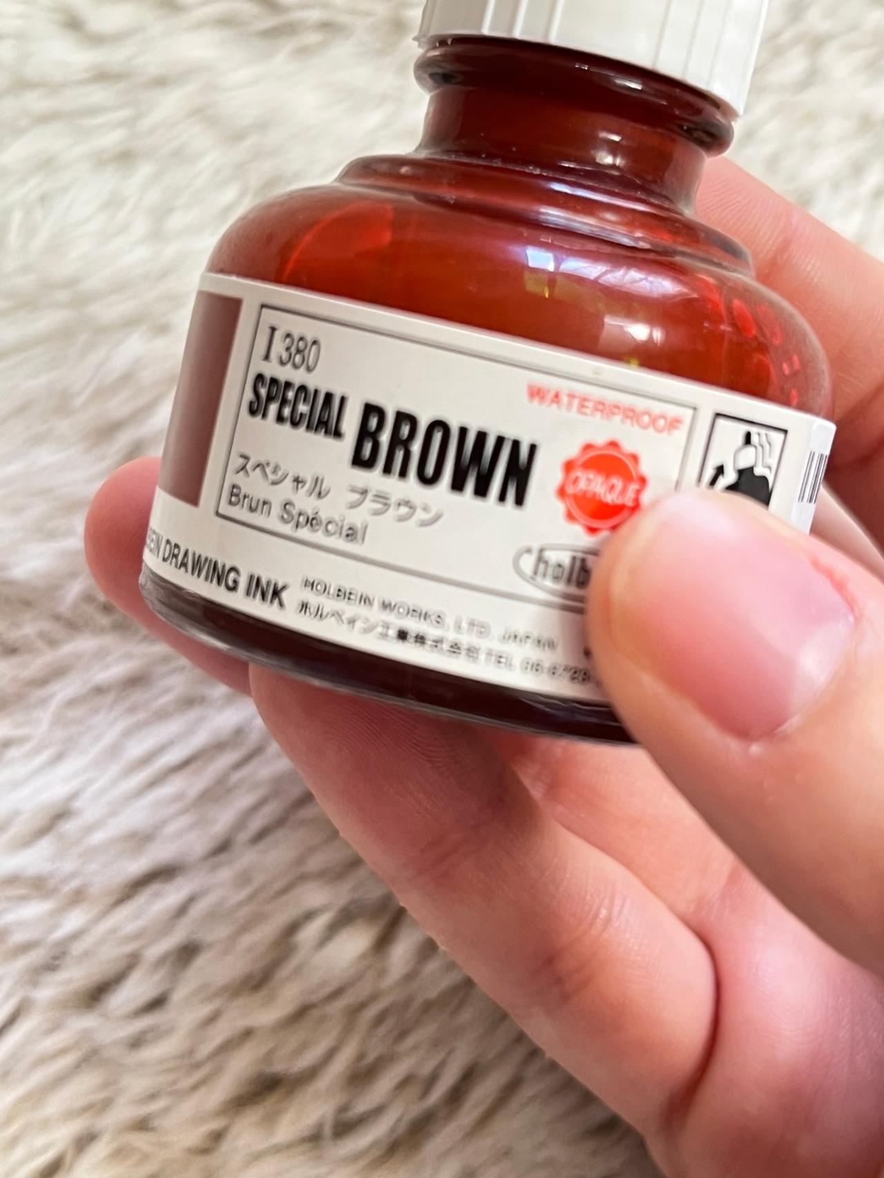 Holbein Japanese Drawing Ink Special Brown (I 380) LIGHTLY USED READ — image 11