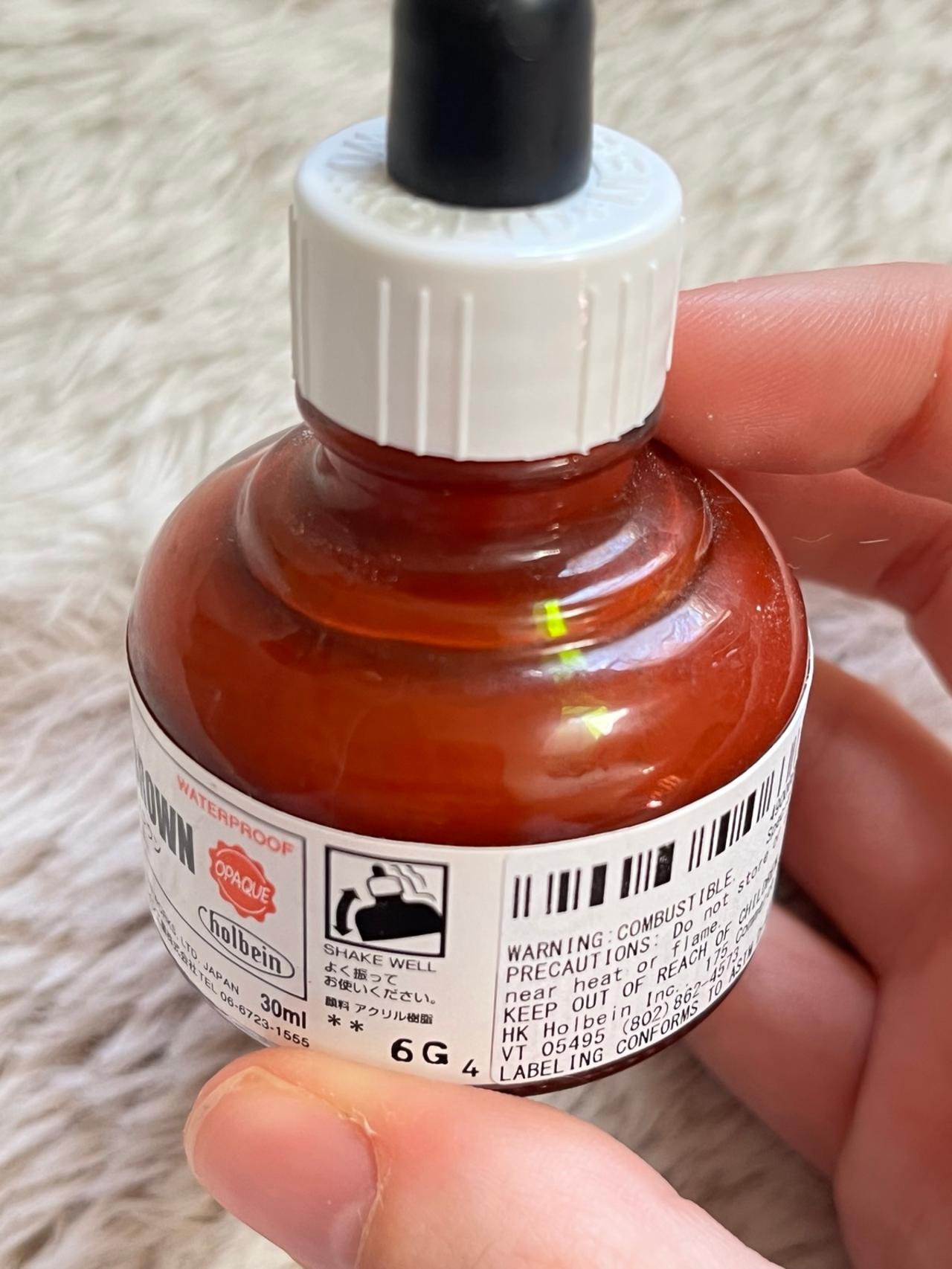 Holbein Japanese Drawing Ink Special Brown (I 380) LIGHTLY USED READ — image 9