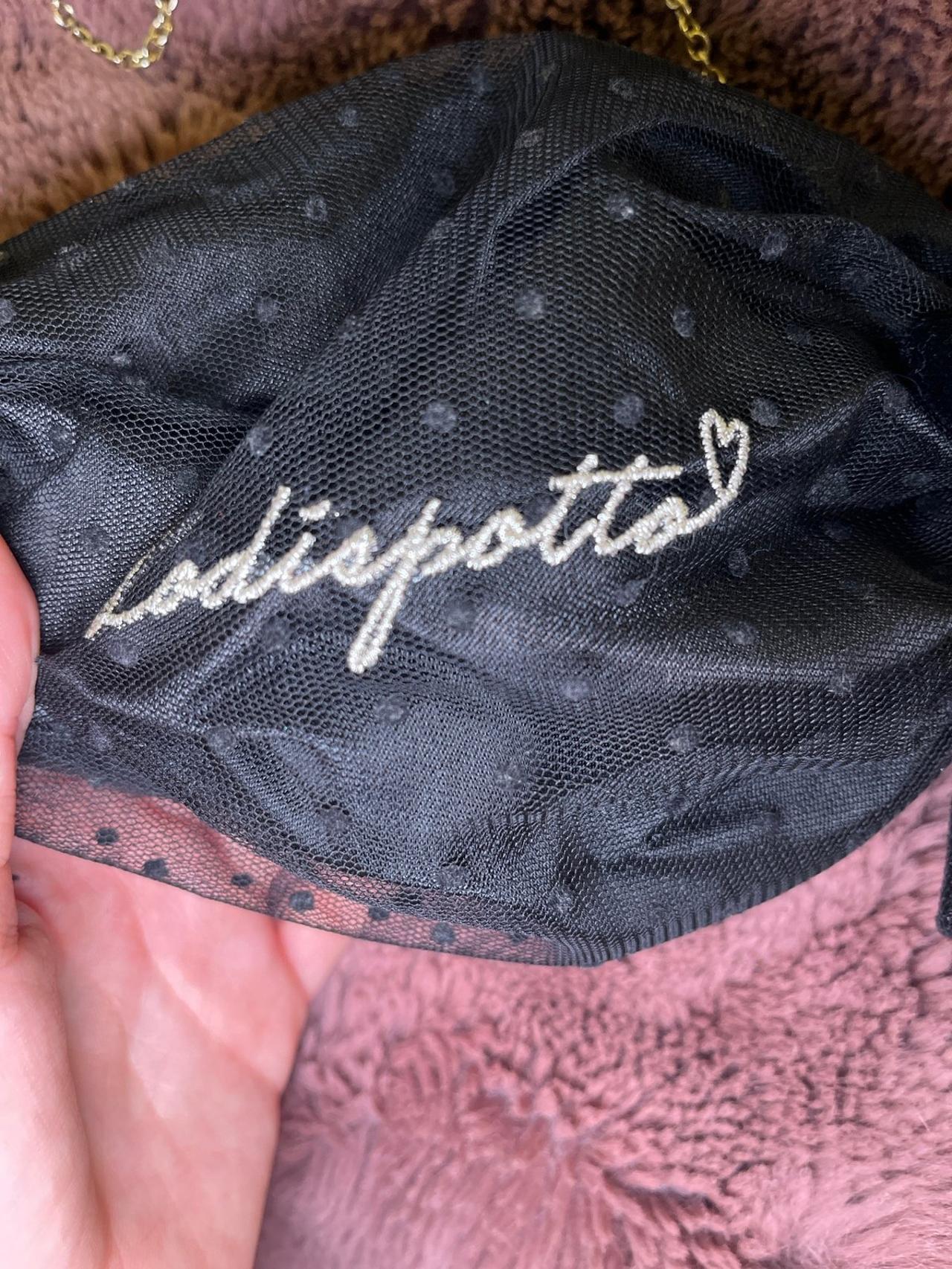 Japan Lodispotto Designer Candy Purse Black Lace broken zipper — image 3