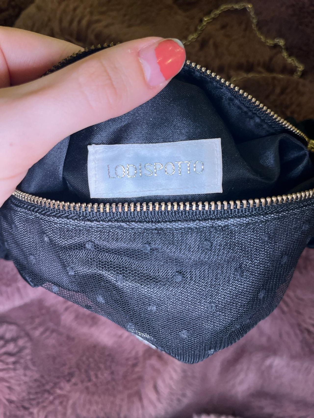 Japan Lodispotto Designer Candy Purse Black Lace broken zipper — image 6