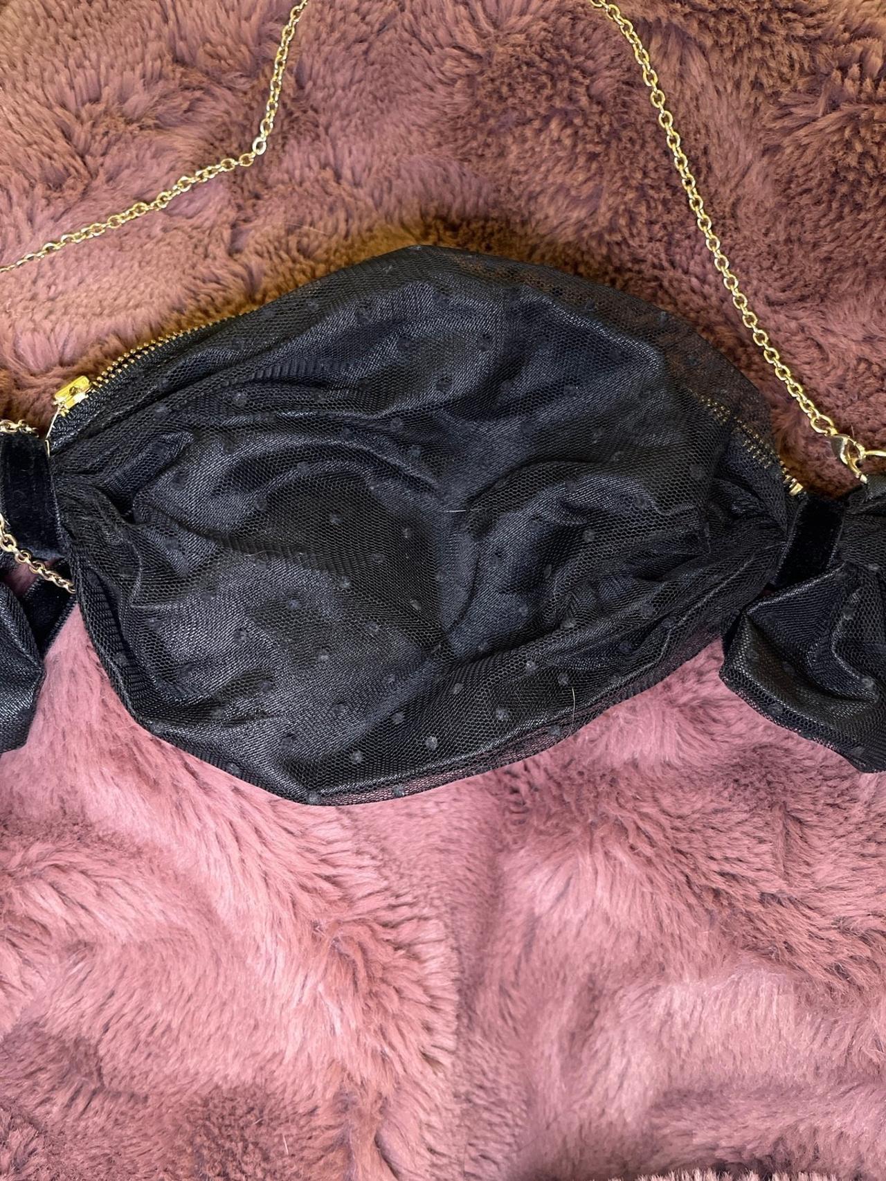 Japan Lodispotto Designer Candy Purse Black Lace broken zipper — image 7