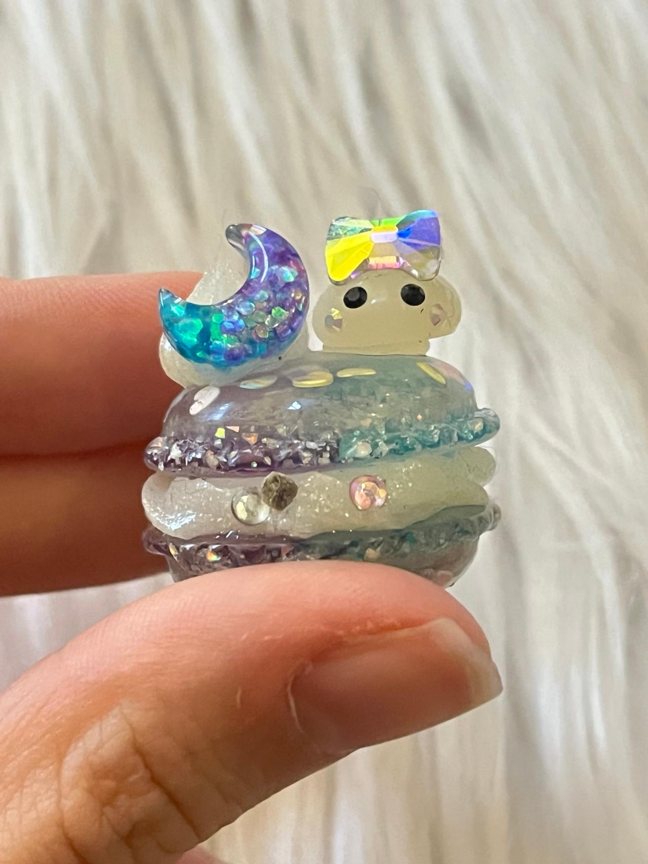 Kawaii Hoppe Chan with Macaron Magical Girl Silicon Mascot Kawaii Japan — image 4